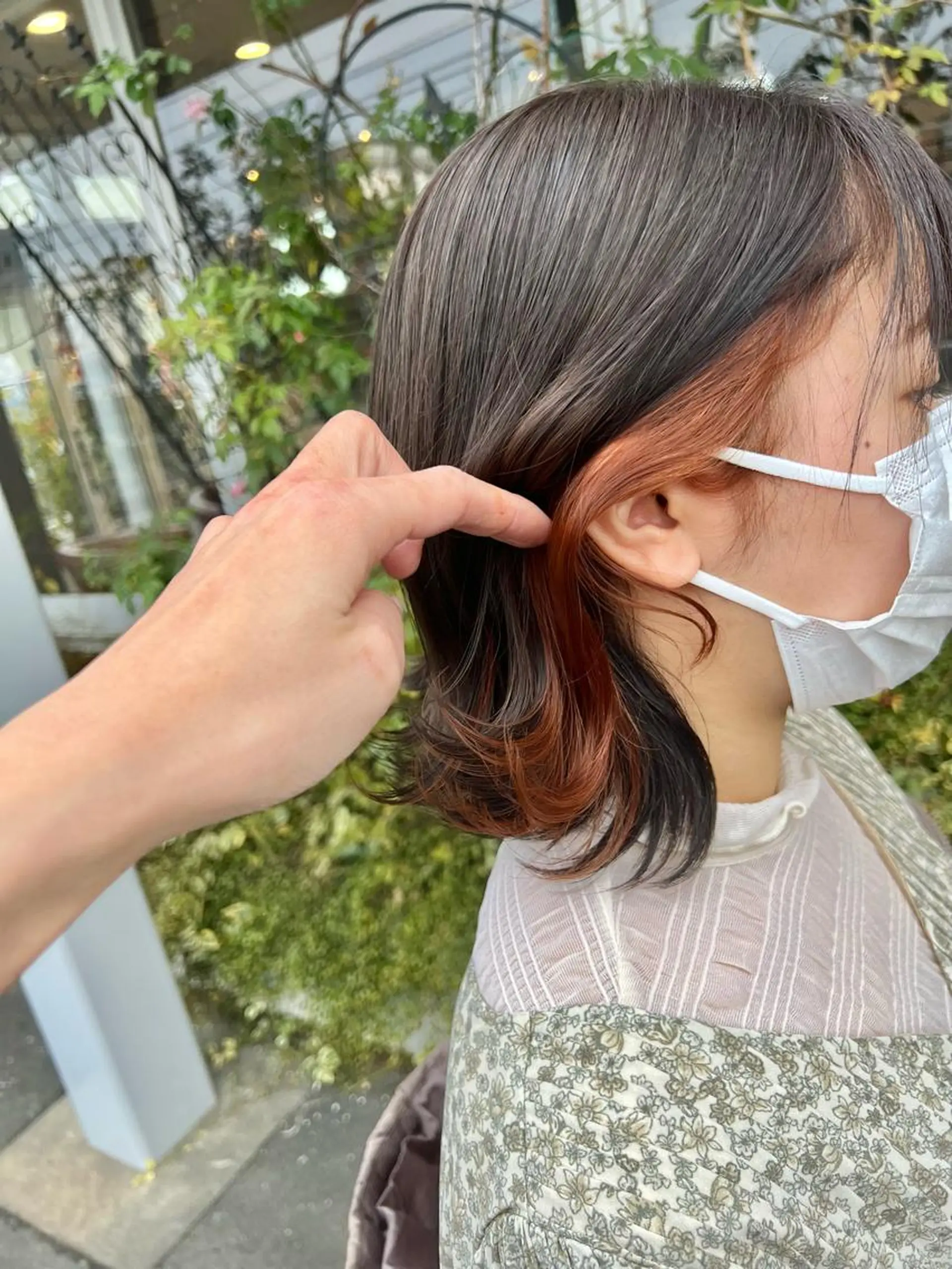 ミディアム カット ヘアカラー トリートメント 下條 真のヘアスタイル