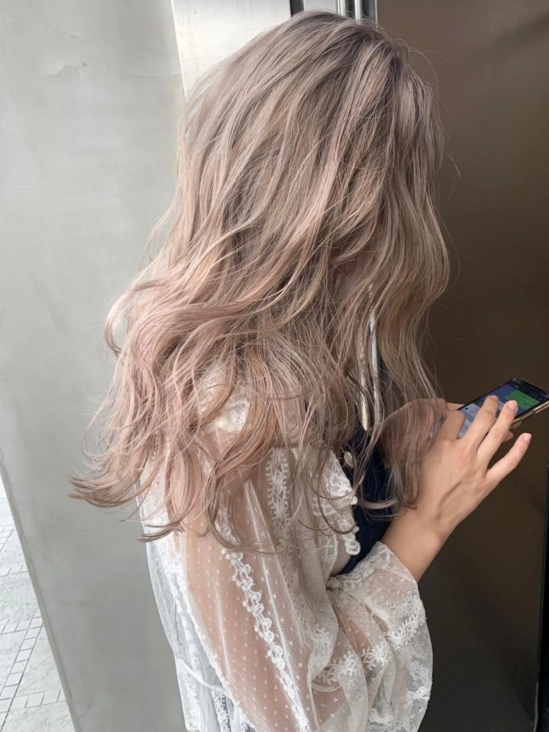 ロング カラー ブロンド 外国人風カラー mizuki /骨格似合わせのヘアスタイル