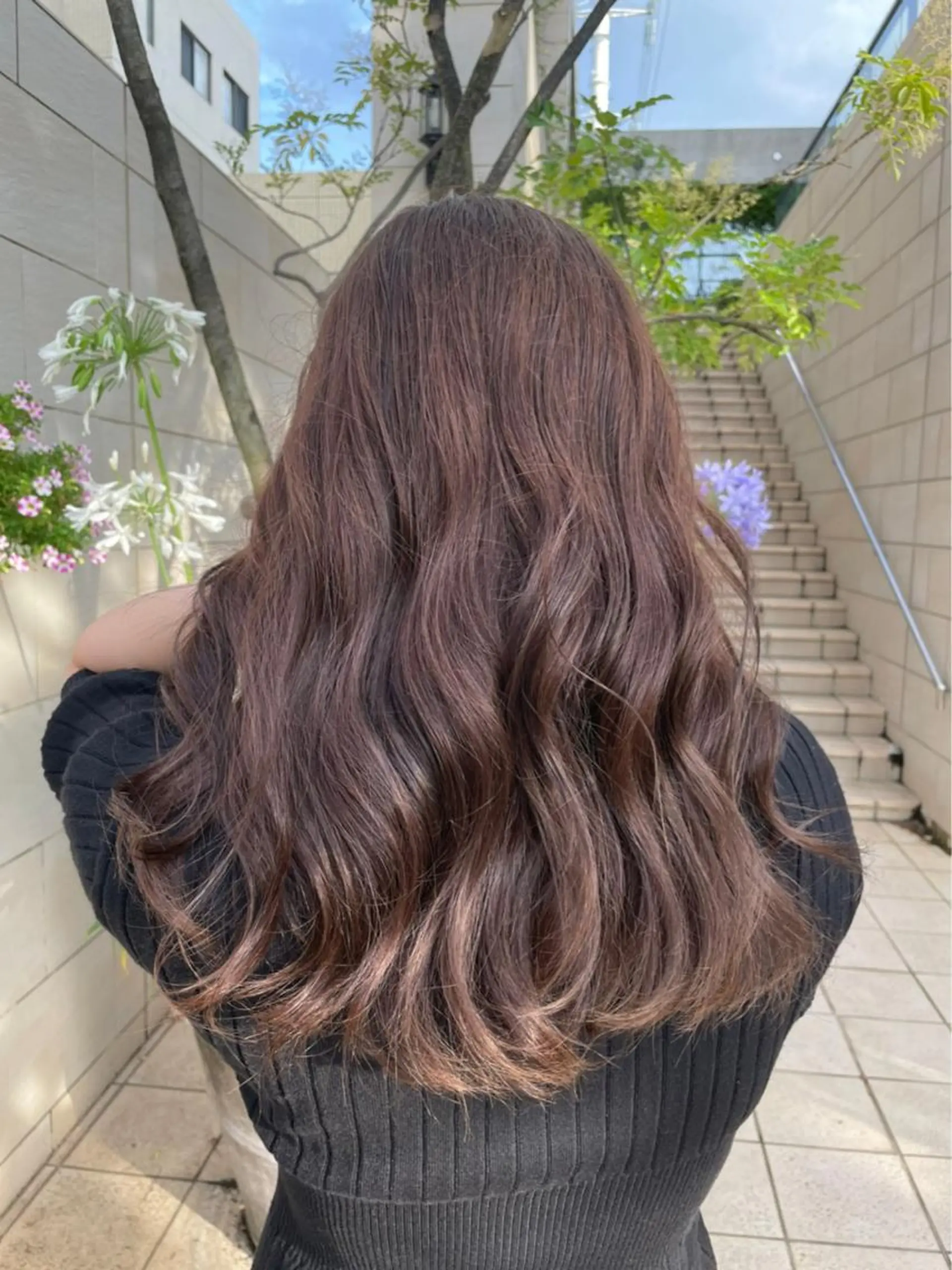 セミロング カット ヘアカラー アキモト マサキ/ パーマ人気NO1のヘアスタイル