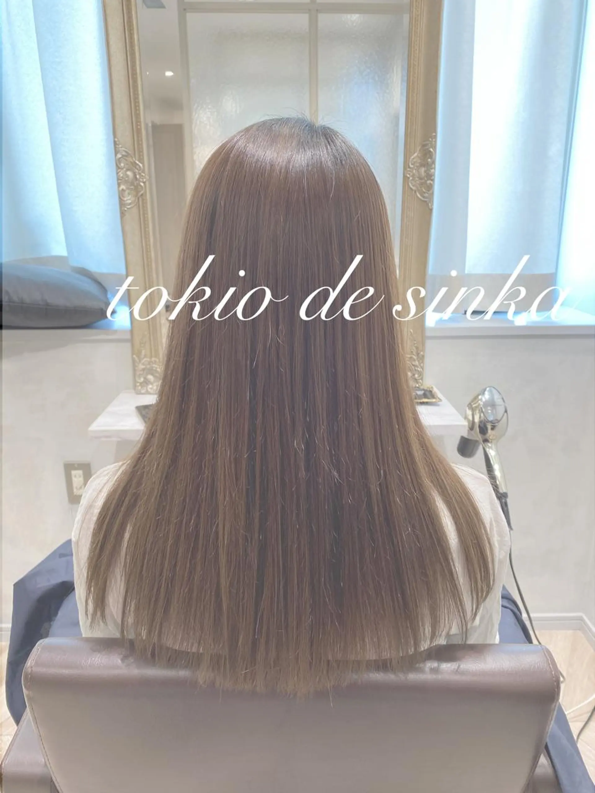 ロング カット ヘアカラー 縮毛矯正 トリートメント 【髪質改善特化】 ✂︎ jun ✂︎のヘアスタイル