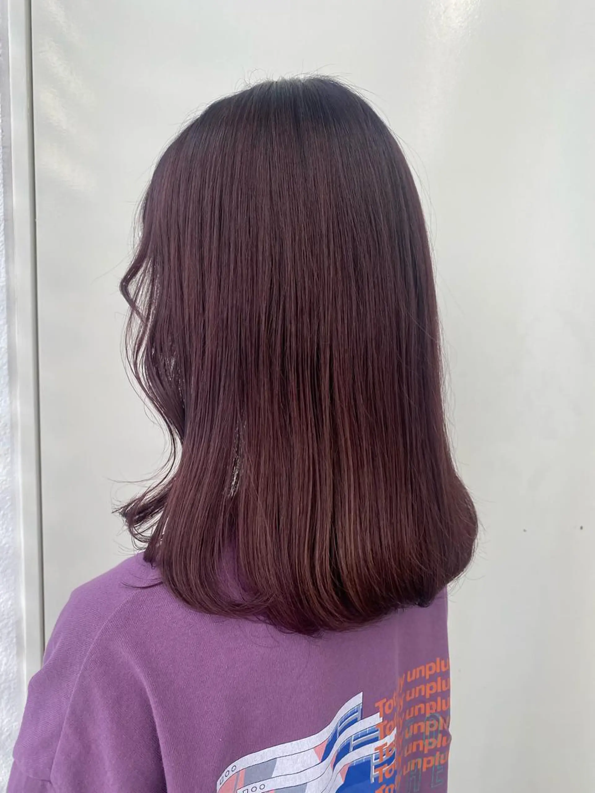 カラー ヘアカラー 韓国ヘア顔周りカット 艶髪ベージュtamaのヘアスタイル