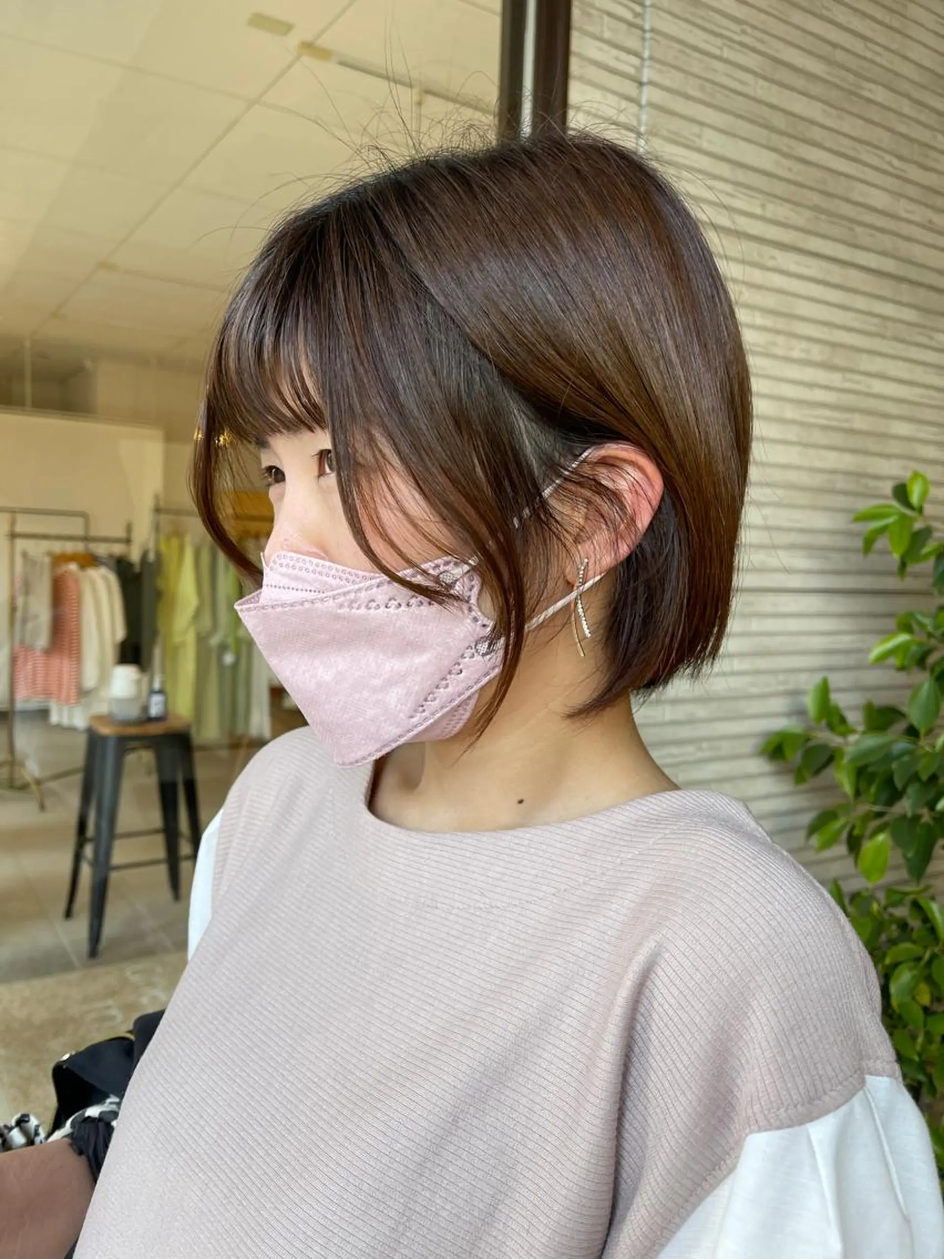 ショート カラー 似合わせカット カット 【AMANEQ】 yuka🦋のヘアスタイル