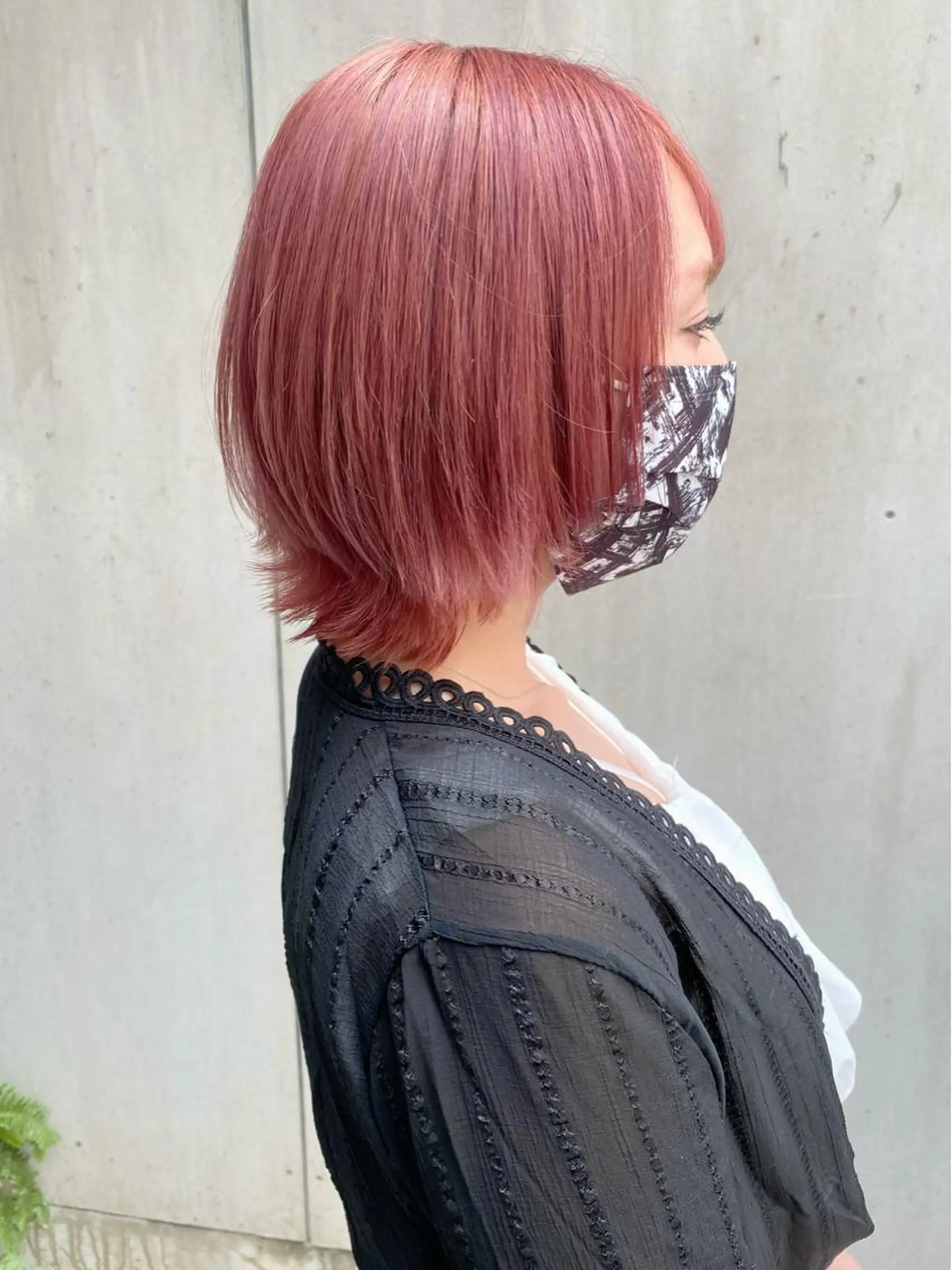 ショート カラー ピンクカラー 新代田美容室×透明感 ☘️【佐野吉聖】🍀のヘアスタイル