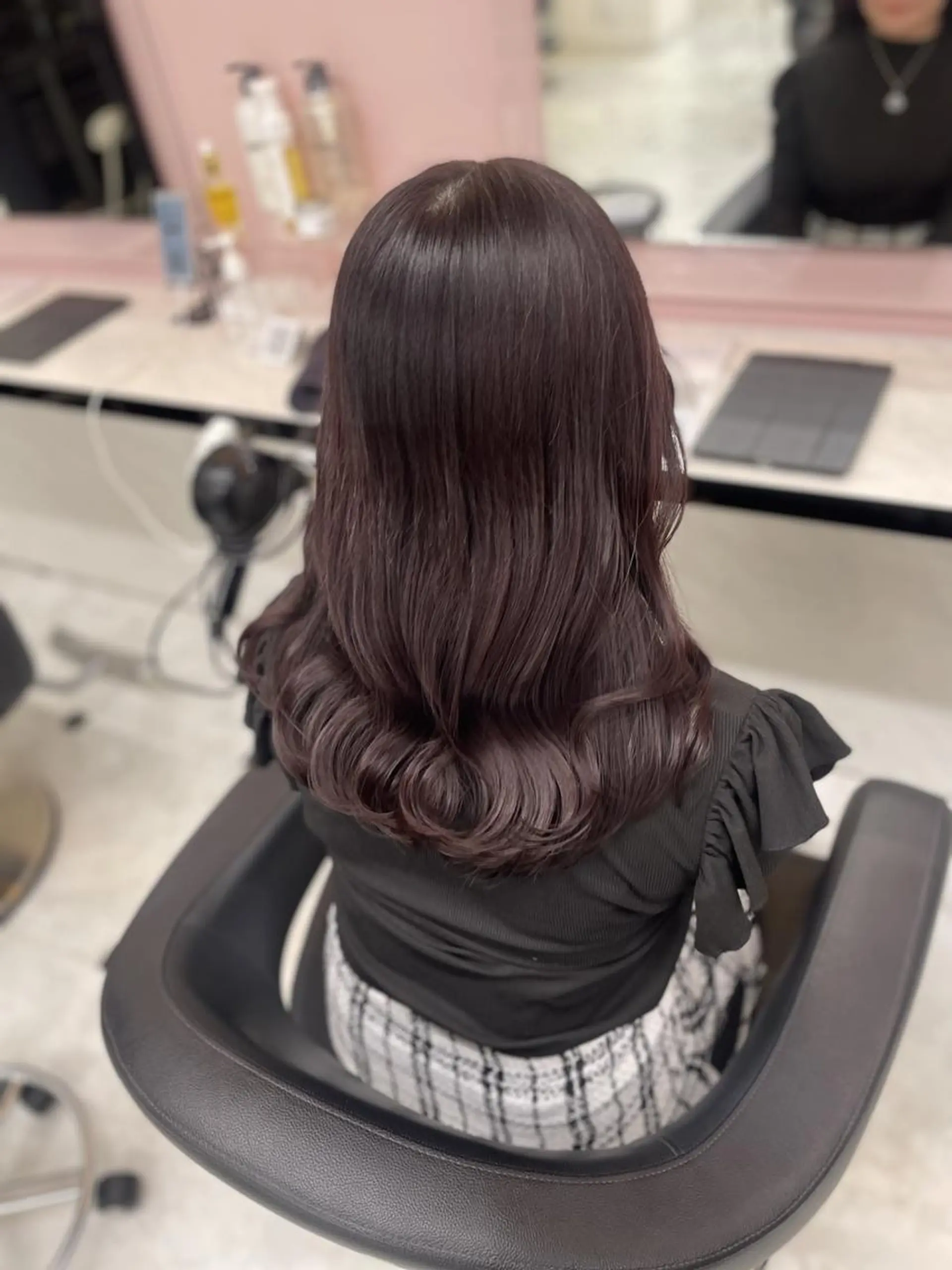 カラー 秋色🤎透け感トレン ドヘア🤎TUNEのヘアスタイル