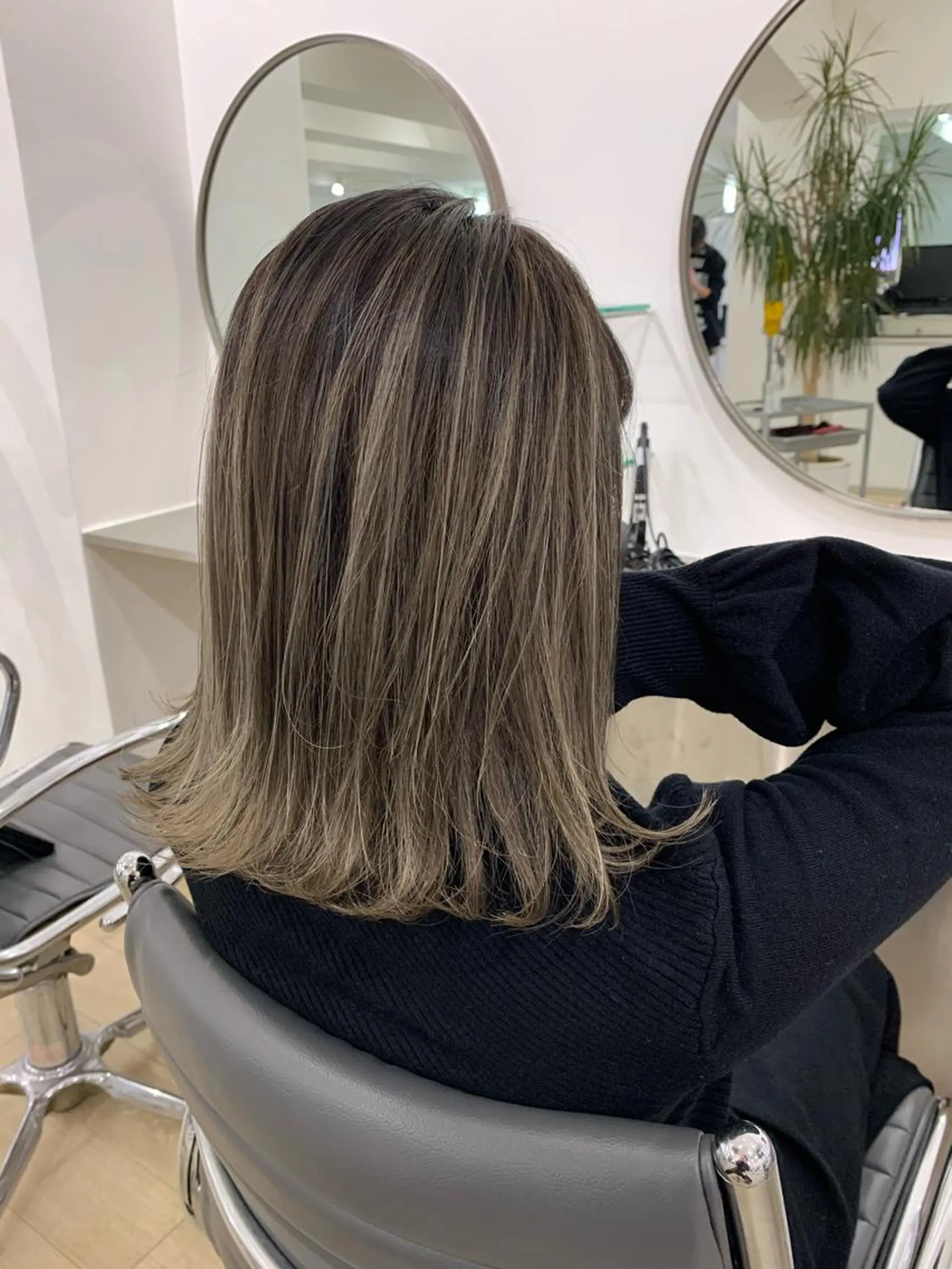 ミディアム カラー Reb_keiji 👑小倉圭司のヘアスタイル