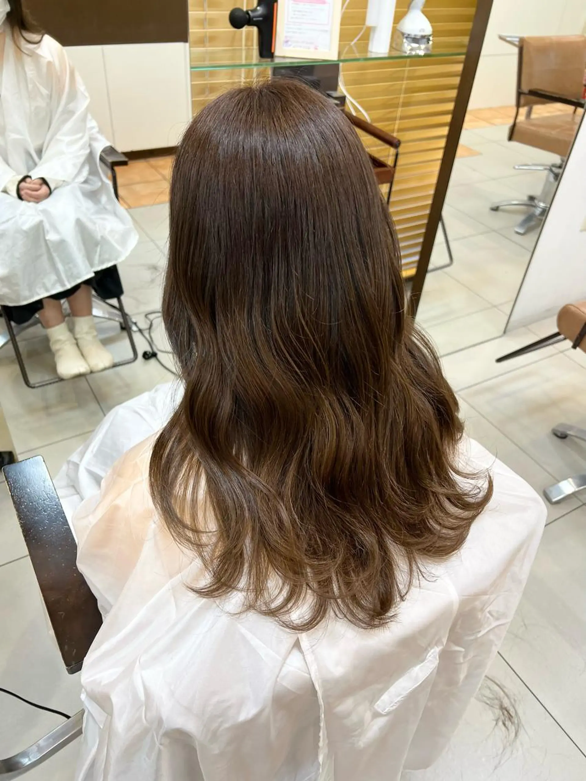 ロング カラー ブラウンカラー SOYONなんば店 ／韓国風のヘアスタイル
