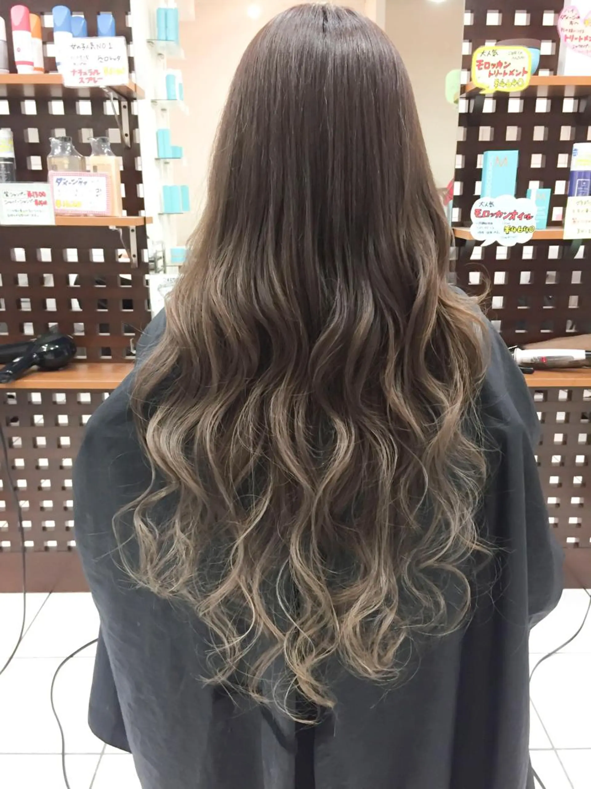 ロング カラー モテ髪透明感❤️ デイズヘアカラーのヘアスタイル