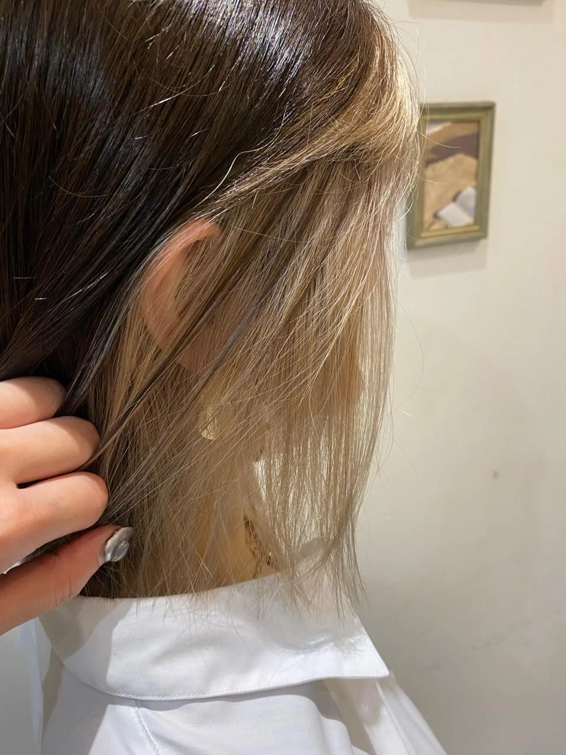 カラー ブロンド インナーカラー ミキ マコのマツエク・マツパデザイン