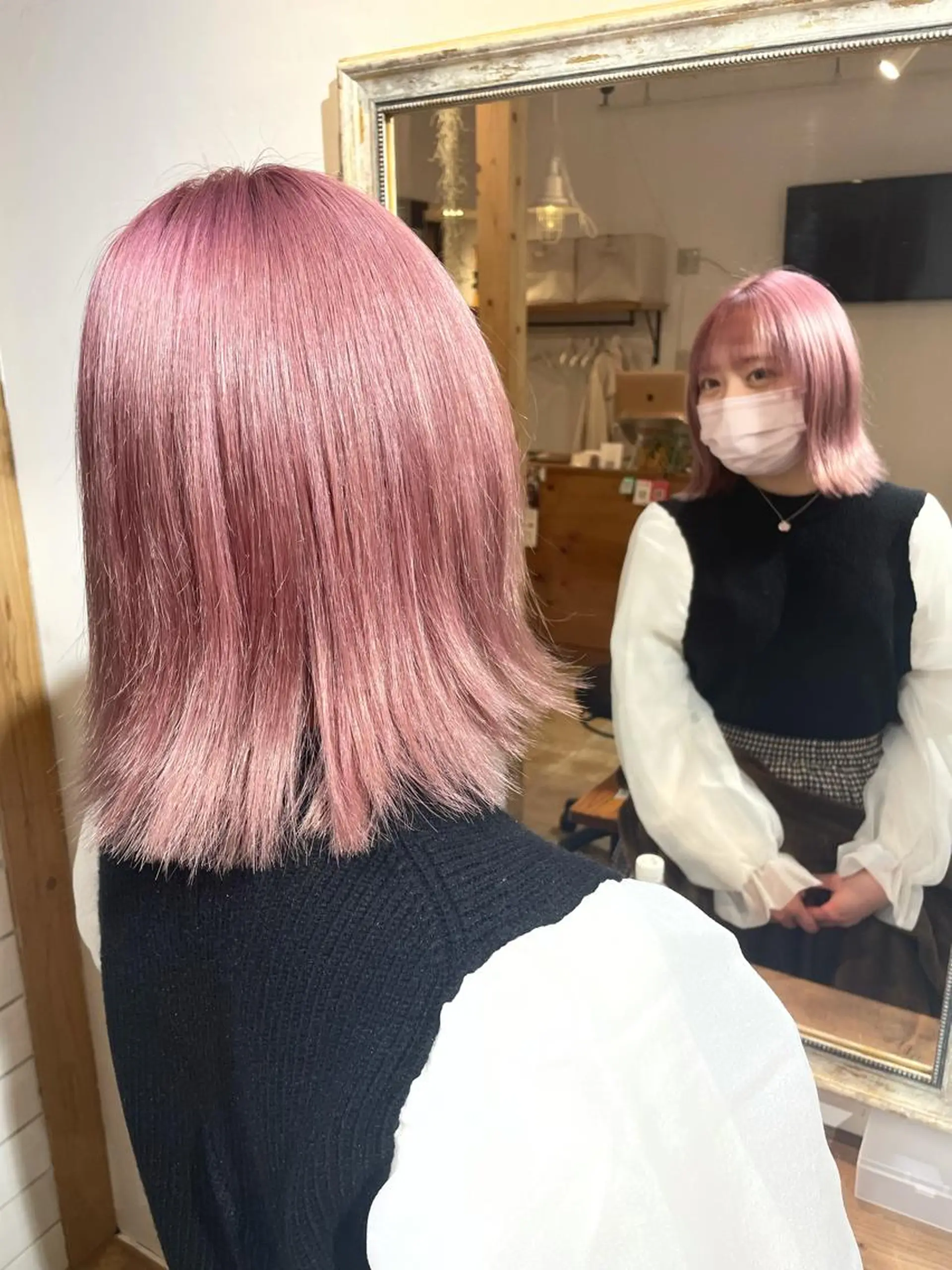ミディアム 渋谷 ミモザワークス タニグチヨシユキのヘアスタイル