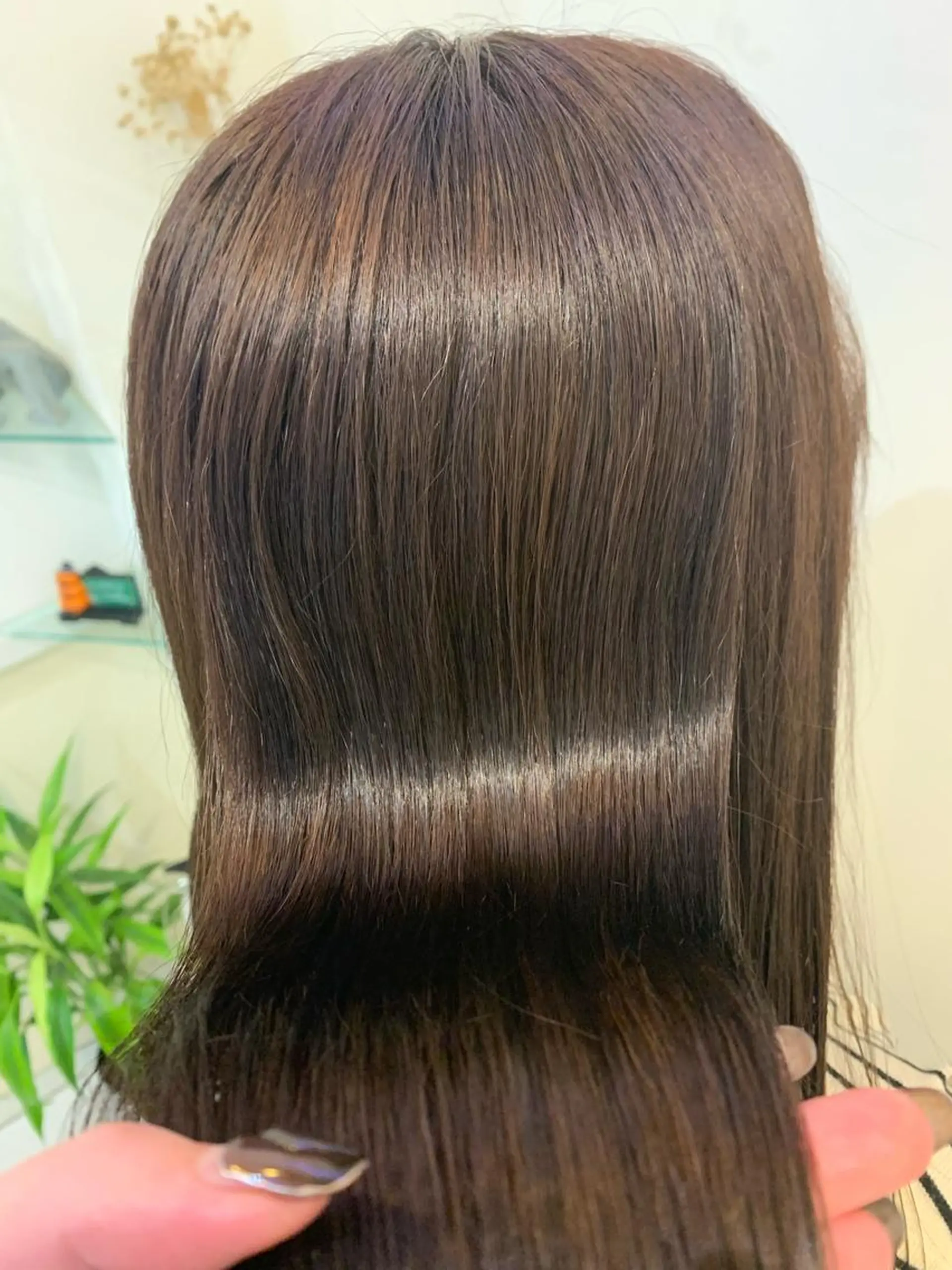 カラー ブリーチしない暖色 カラー🥀杉 優菜のヘアスタイル