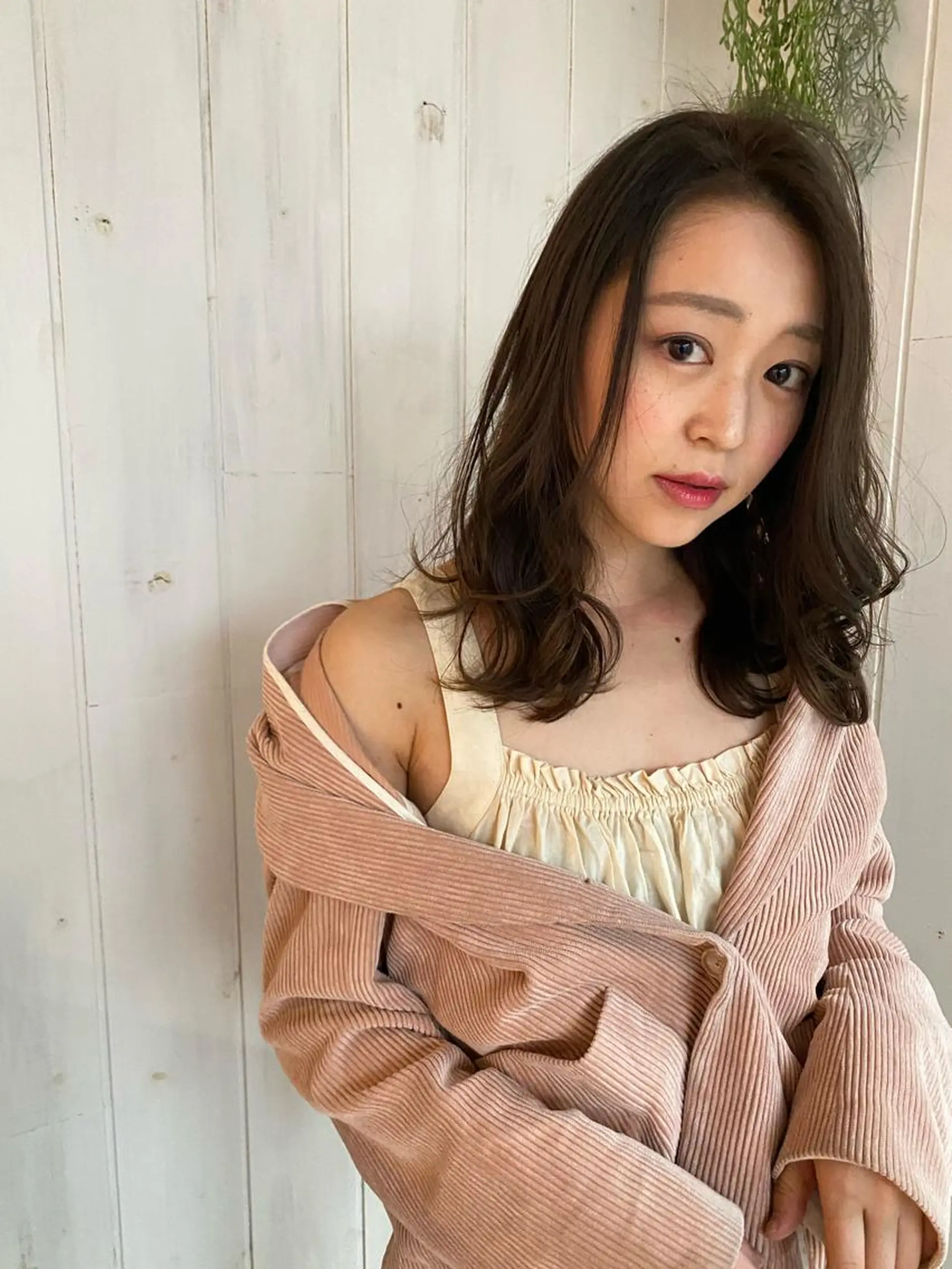 ミディアム カラー 縮毛矯正⭐️ TAKAHIROのヘアスタイル