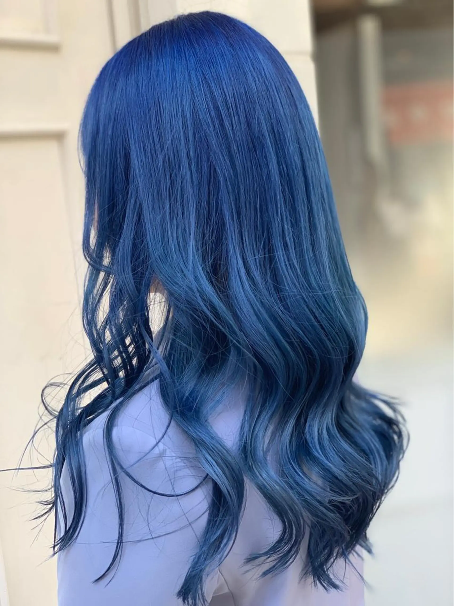 ロング カラー ブルーカラー 🫟Blanco🫟 Color&Careのヘアスタイル