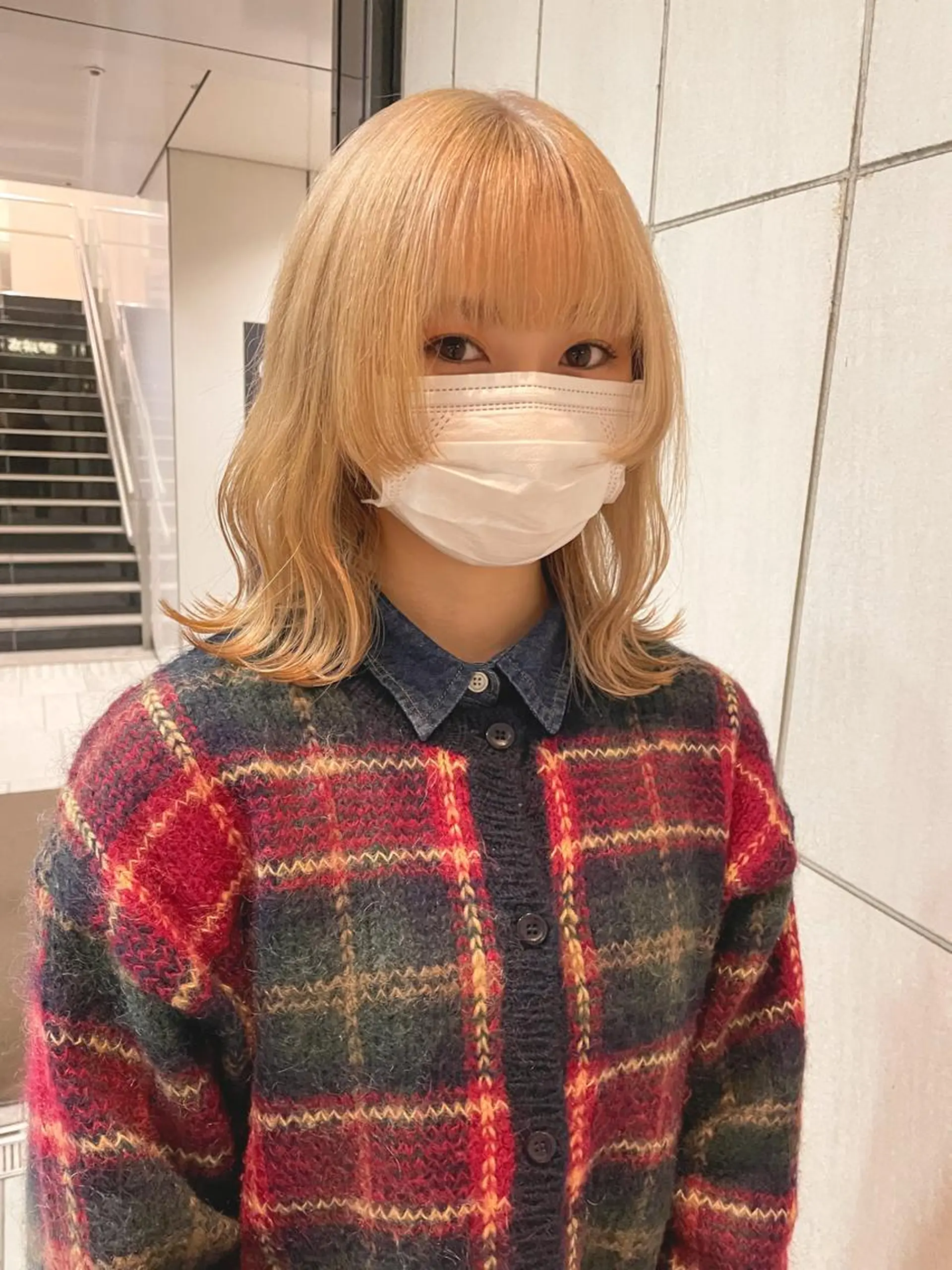 ミディアム ショートボブ /綾華のヘアスタイル