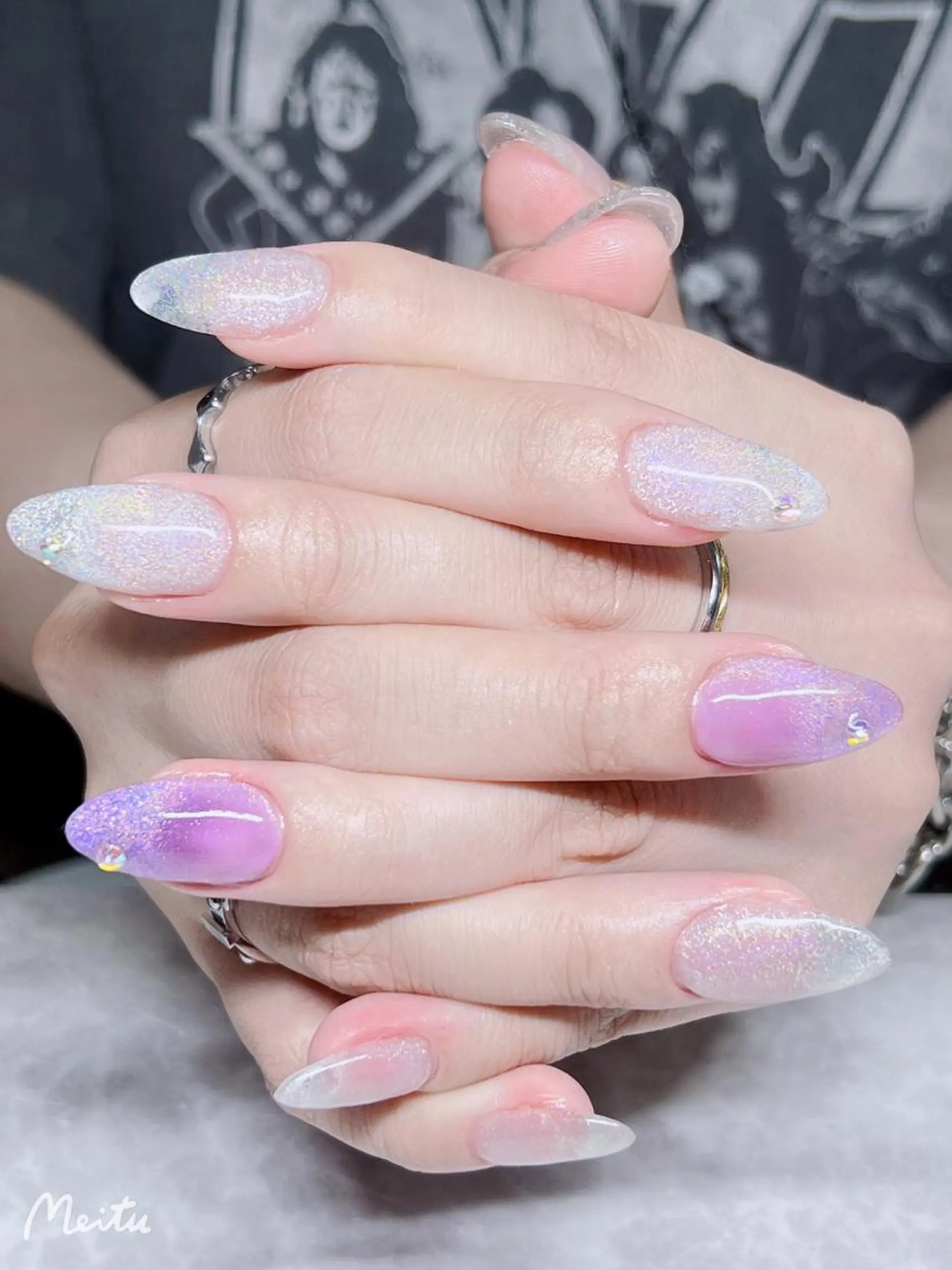 ネイル 長さ出し ワンカラーネイル ネイルチップ ハンドネイル She   Nail所属・ISA_ BELLAのネイルデザイン