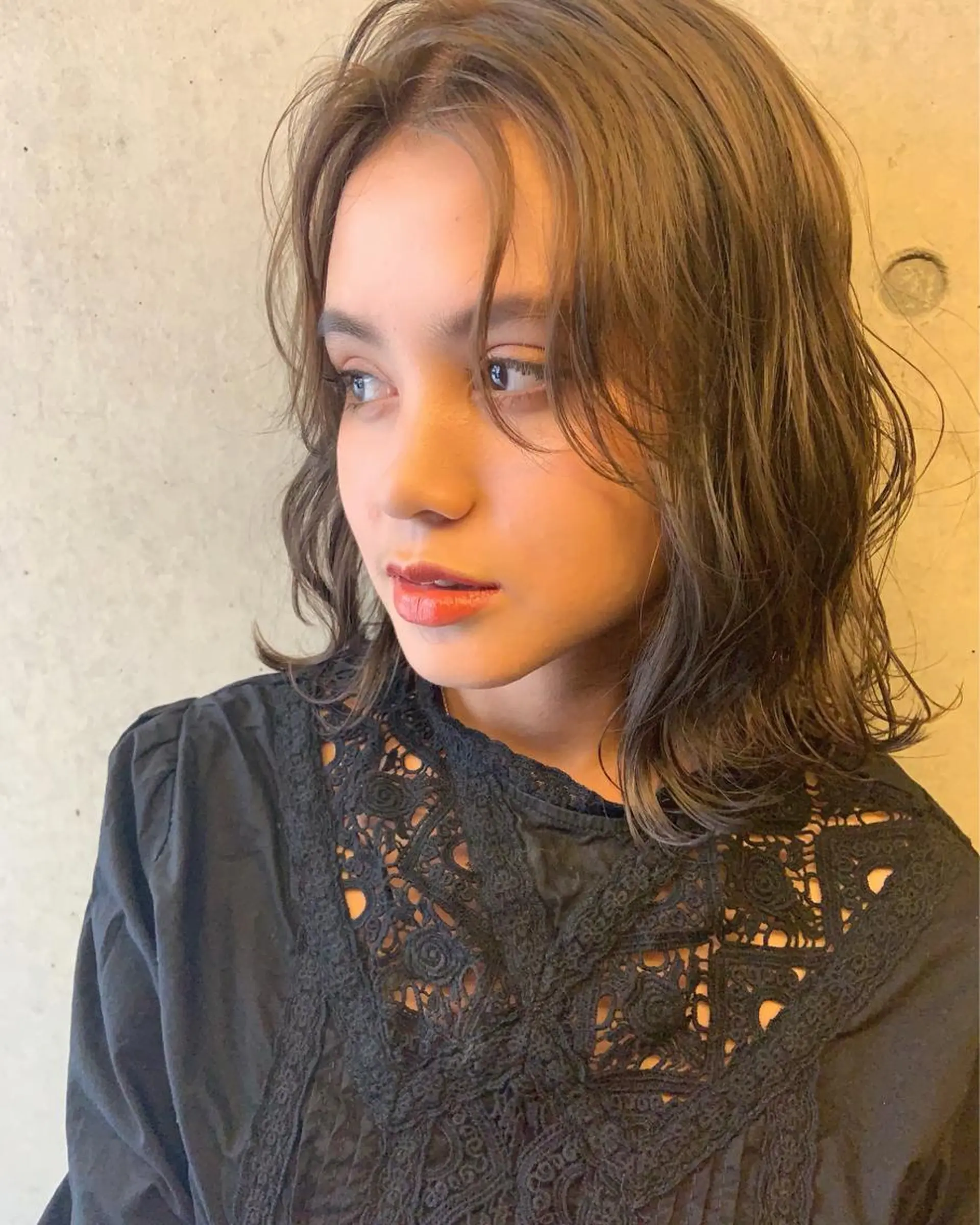 ショート カラー 透明感カラー ハイライトカラー ハイライト ♡ma ki♡のヘアスタイル