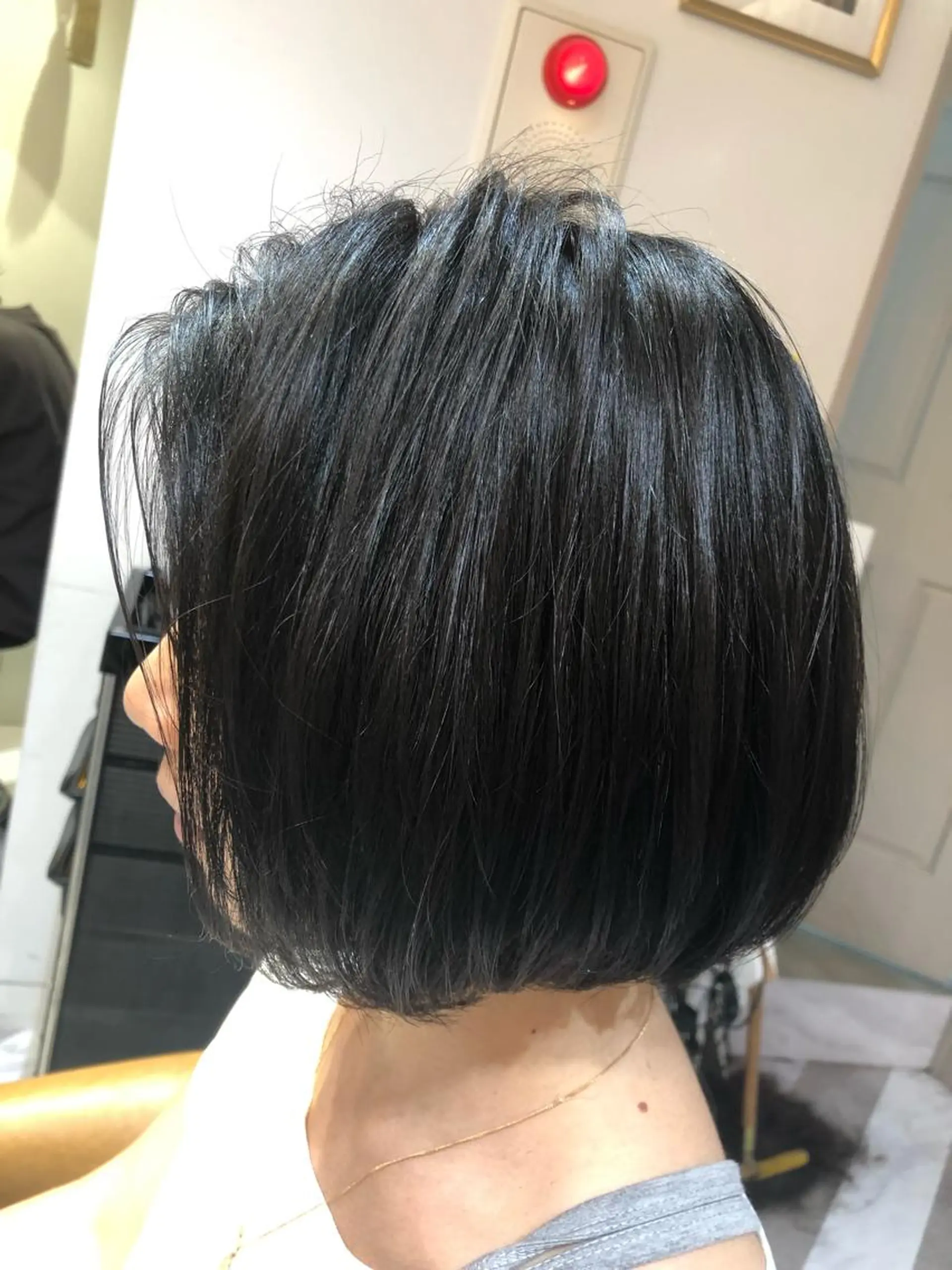 ミディアム ボブ 髪質改善縮毛矯正 リピートNo.1米倉のヘアスタイル