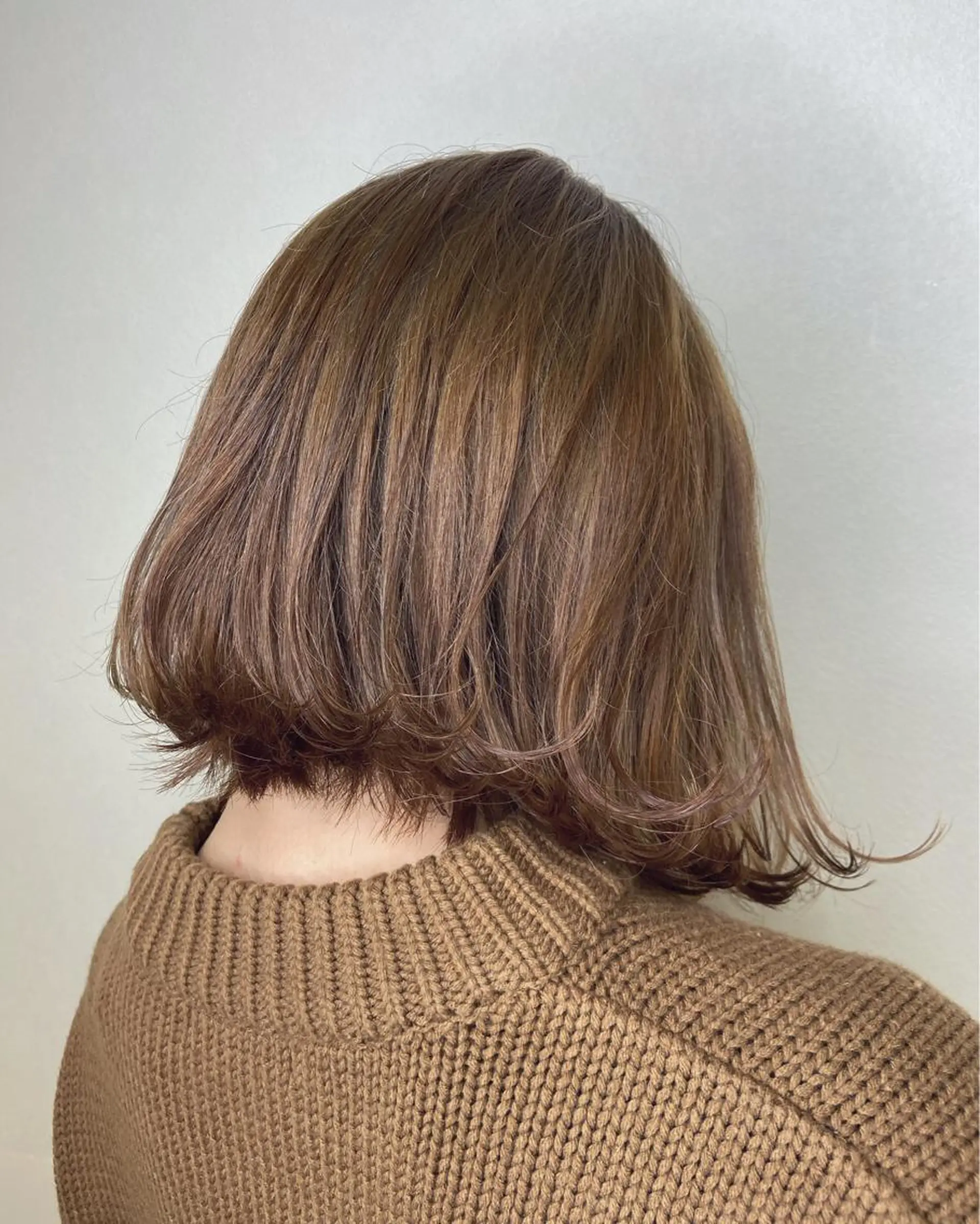 ミディアム カラー ヘアアレンジ ベージュカラー ミルクティーベージュ ミルキーベージュ ピンクカラー 丸谷 みくのその他イメージ