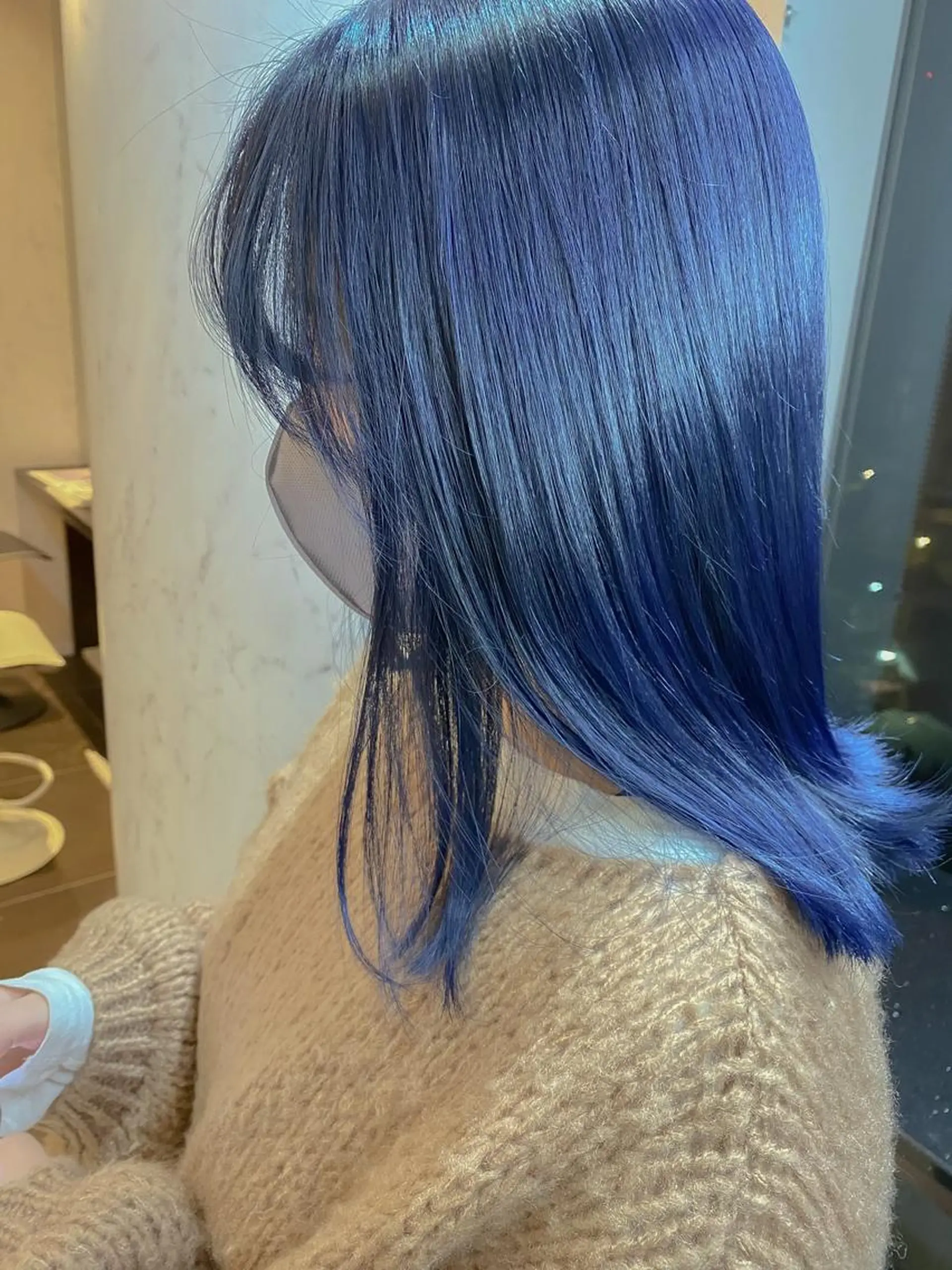 ミディアム かえ🩶韓国ボブ🎀 透明感カラー🥣のヘアスタイル