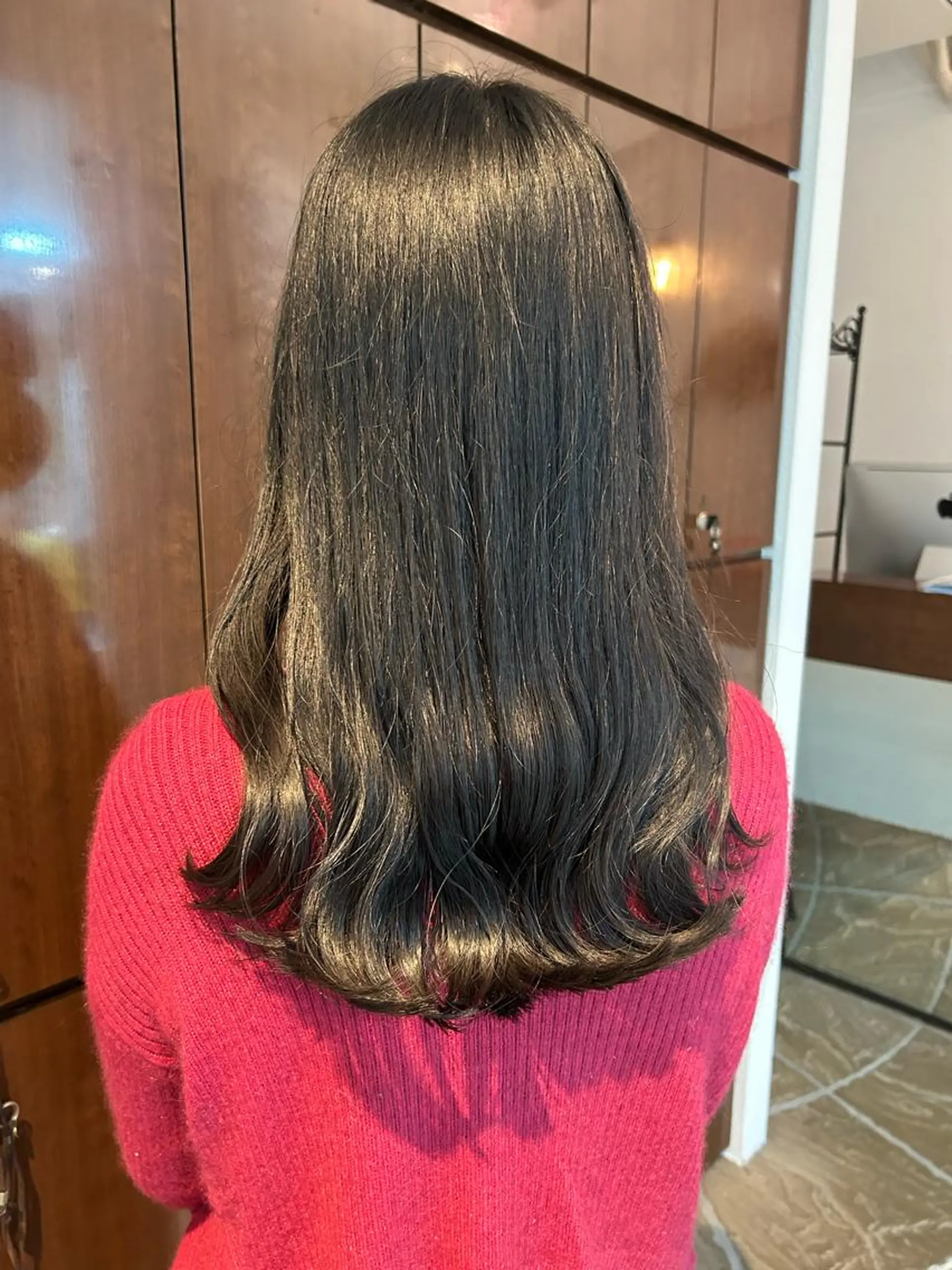 ロング ブラウンカラー tomokaのヘアスタイル