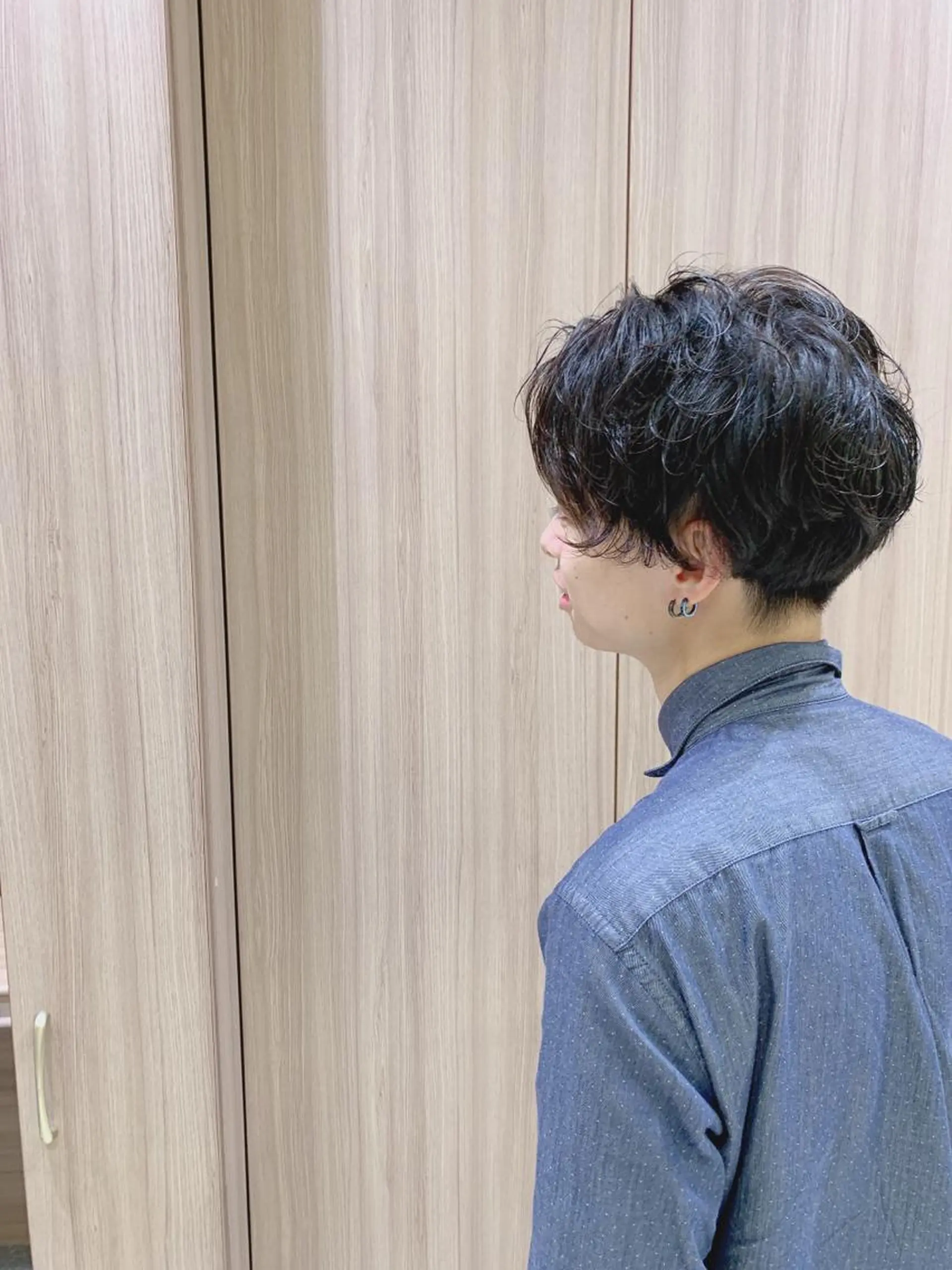 ショート パーマ メンズ カット パーマ ヘアセット 髪質改善・ストレート ‪✂︎‬東 大珠✂︎のヘアスタイル