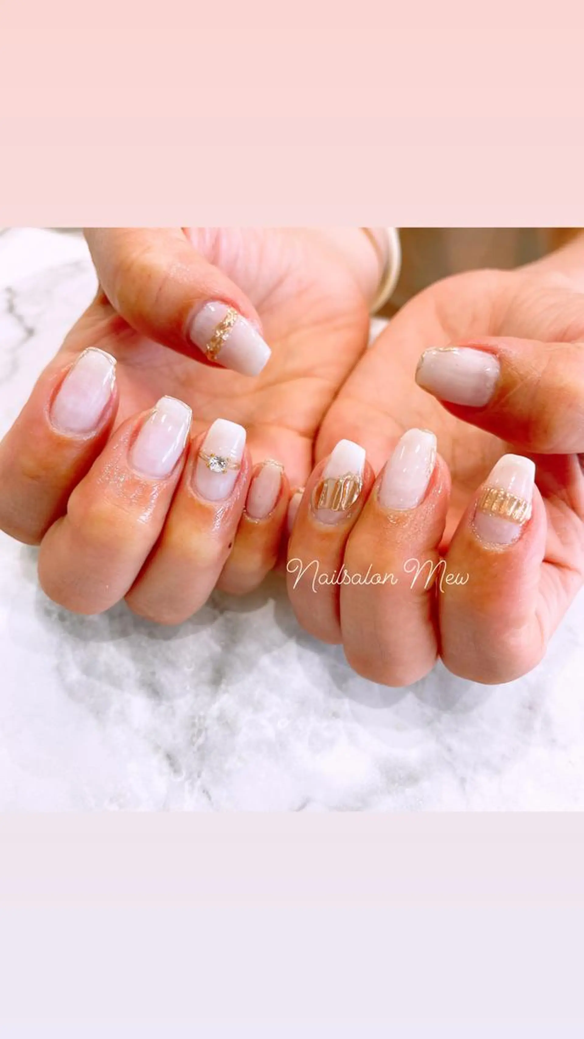 ネイル ハンドネイル フットネイル Nailsalon Mew所属・Nailsalon Mew❤︎のネイルデザイン