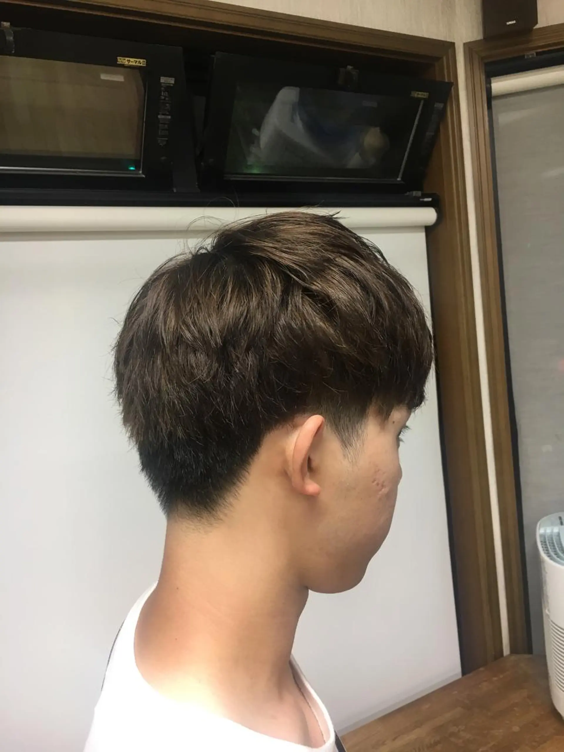 ミディアム メンズ ヒロ銀座所属・牧 颯斗のヘアスタイル