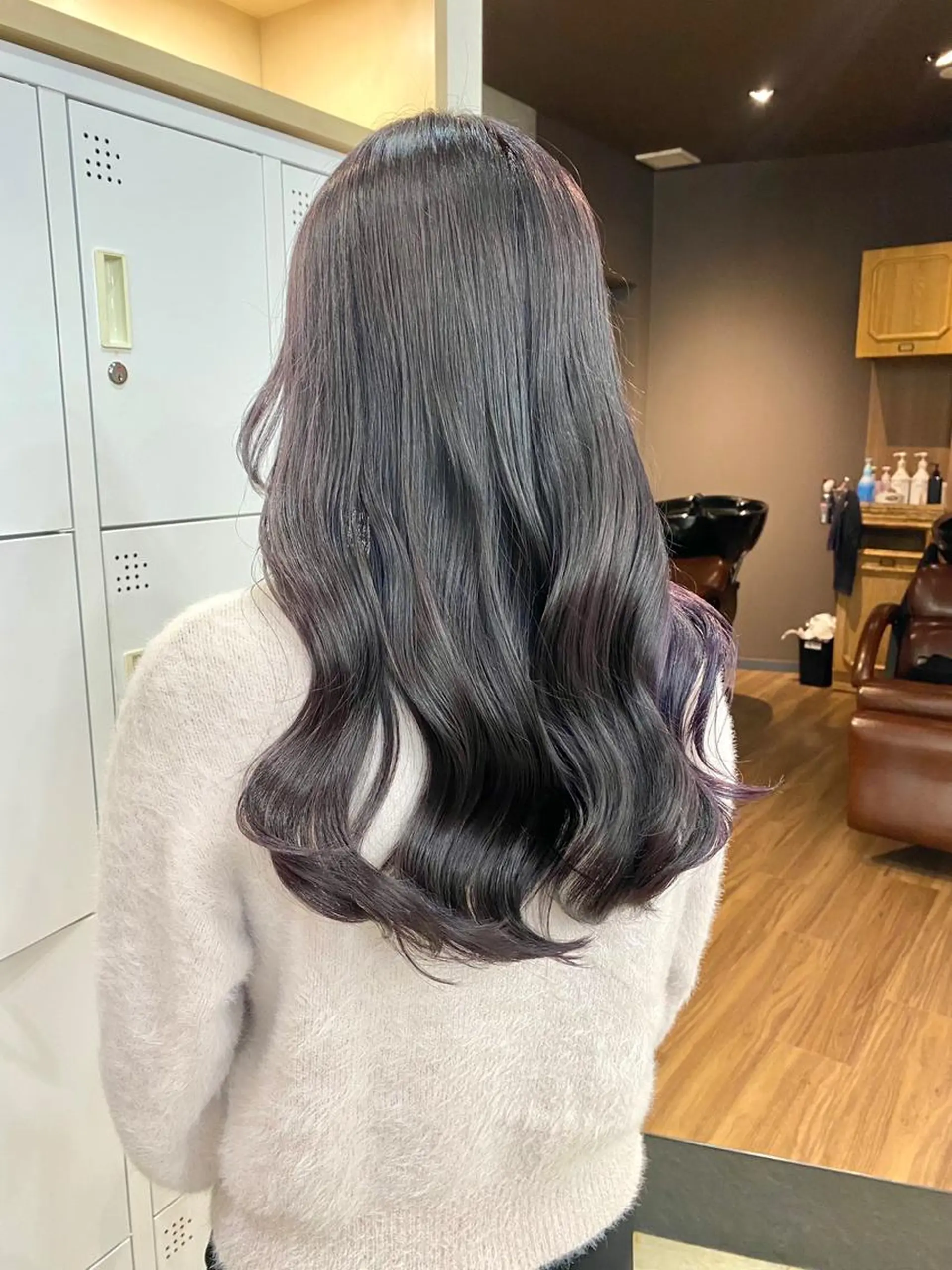 ロング カラー ヘアアレンジ カット トリートメント ♡韓国風ヘア 🐈♡MIHOのヘアスタイル