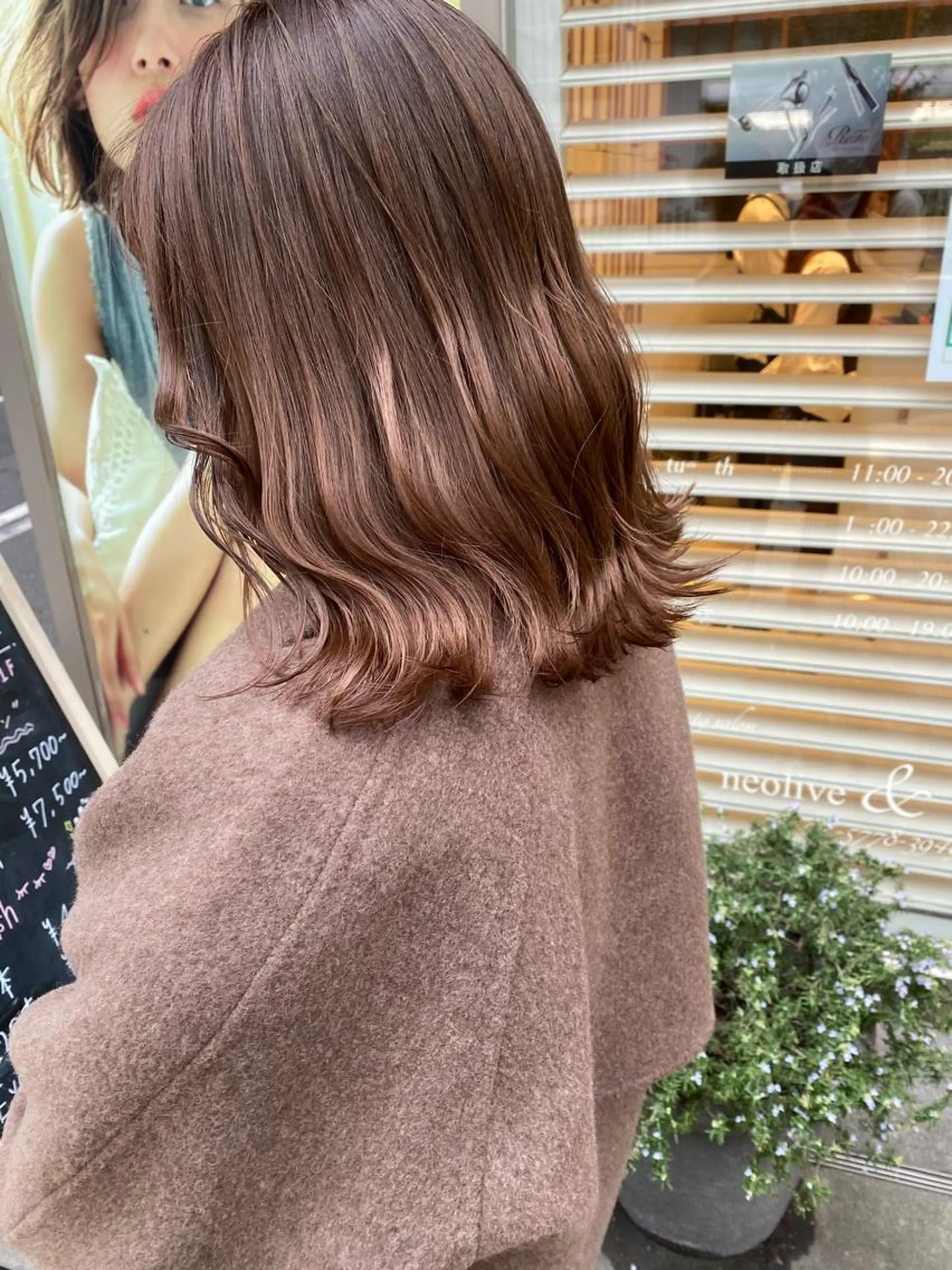 ミディアム カラー ヘアカラー トリートメント 渋谷/韓国風 西原直樹のヘアスタイル