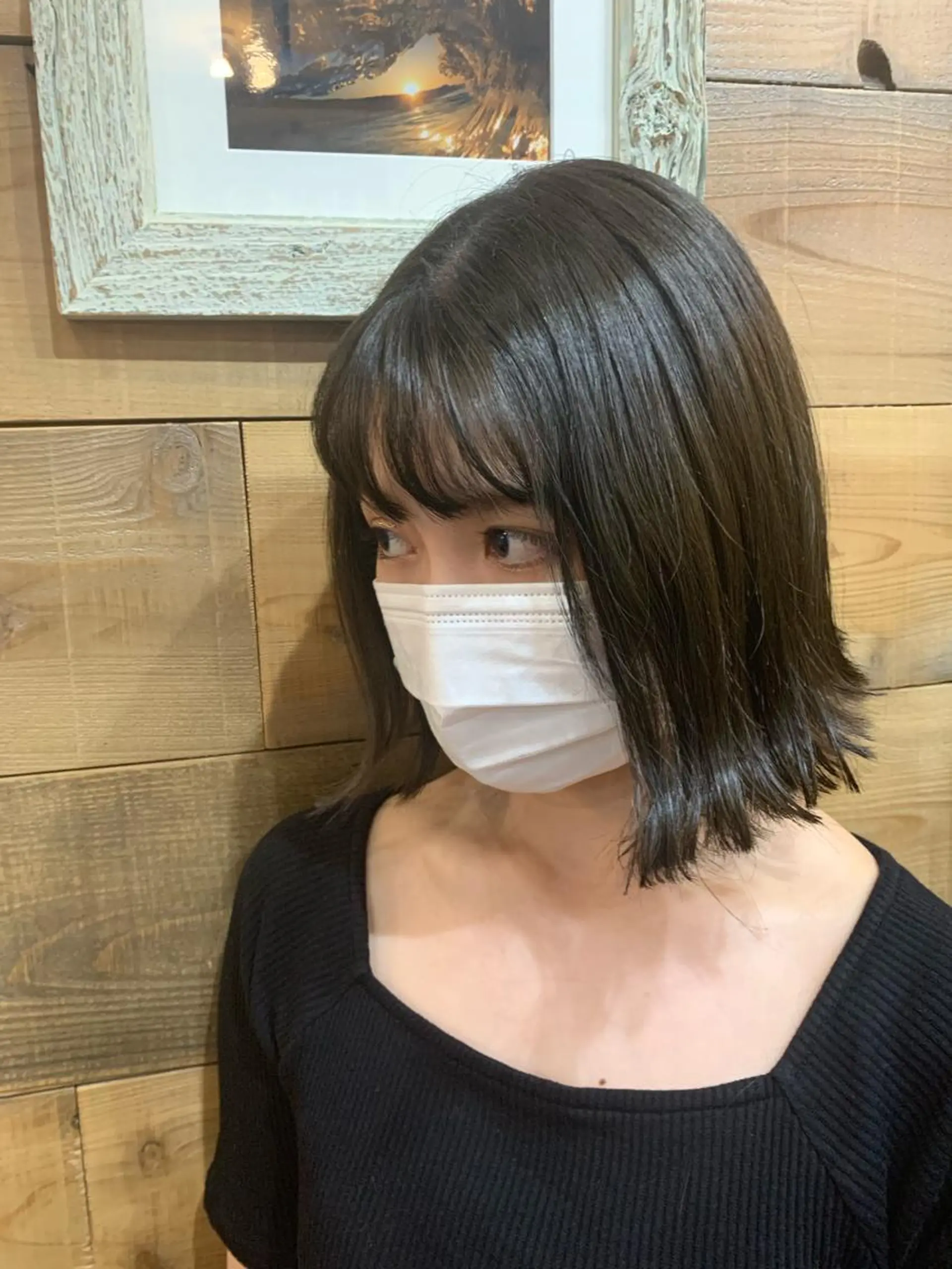 ショート カラー アッシュ 透明感カラー ヘアカラー SHIAN 八王子👼鬼塚さやかのヘアスタイル