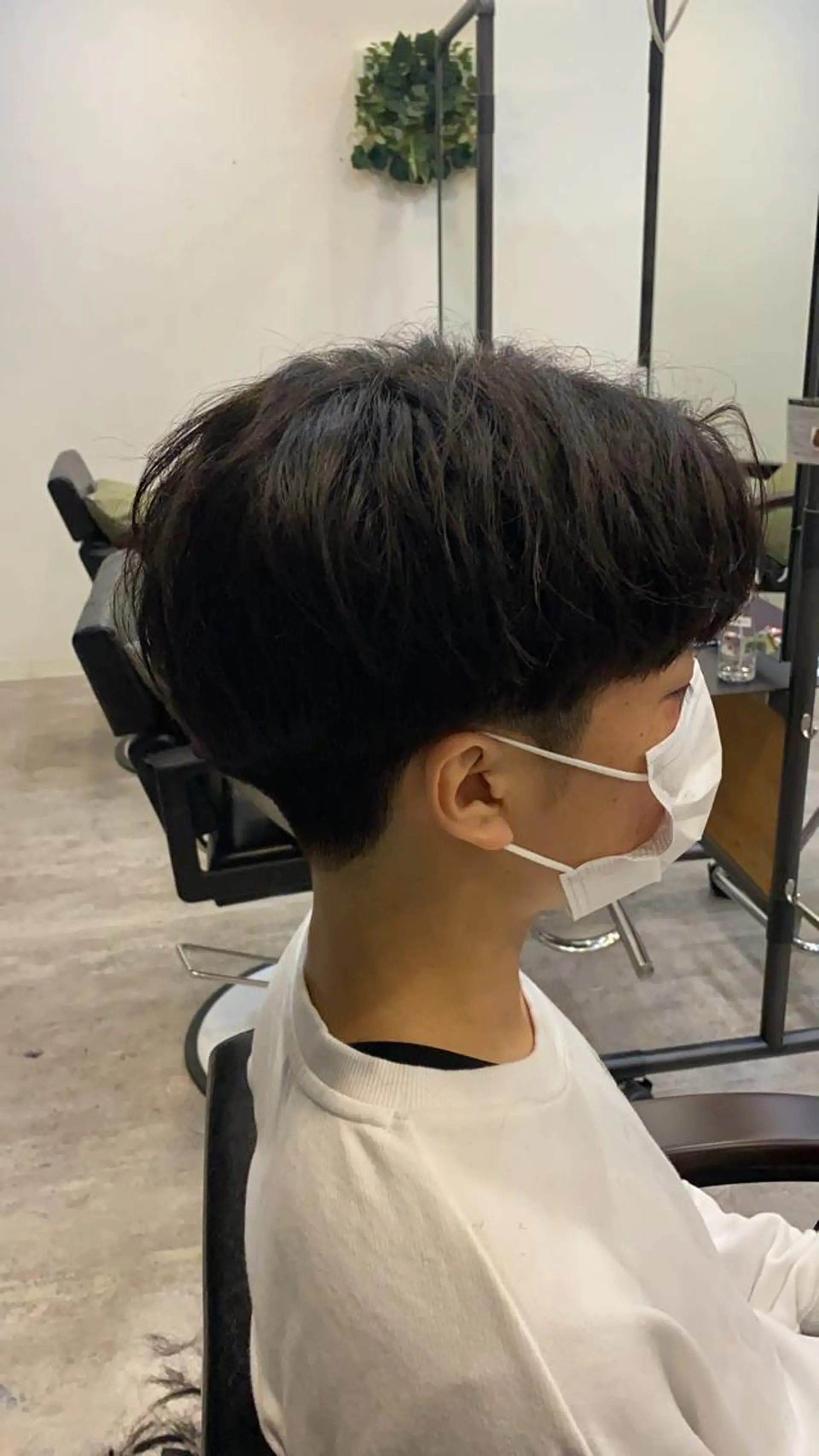 ショート メンズ センターパート メンズ韓国風 マッシュ 韓国風ヘア カット ヘッドスパ ヘアセット 🟢NEGi🟣 🫧髪質改善のヘアスタイル