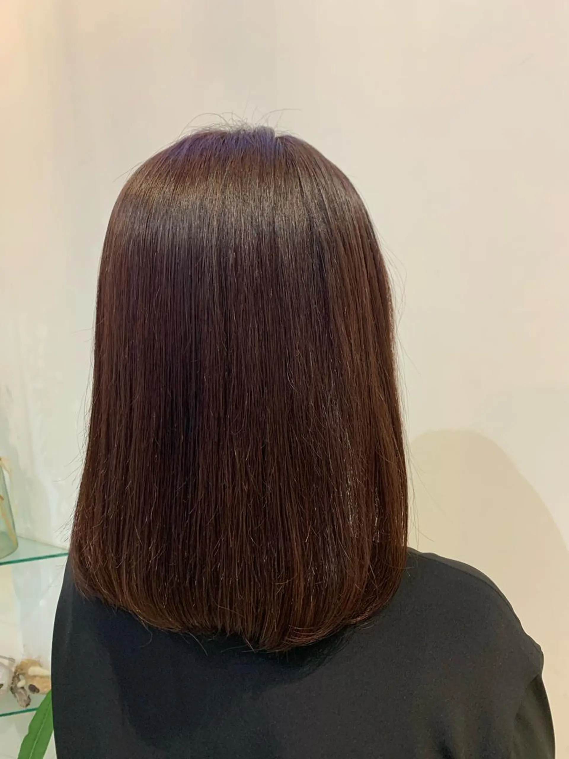 カラー ブリーチしない暖色 カラー🥀杉 優菜のヘアスタイル