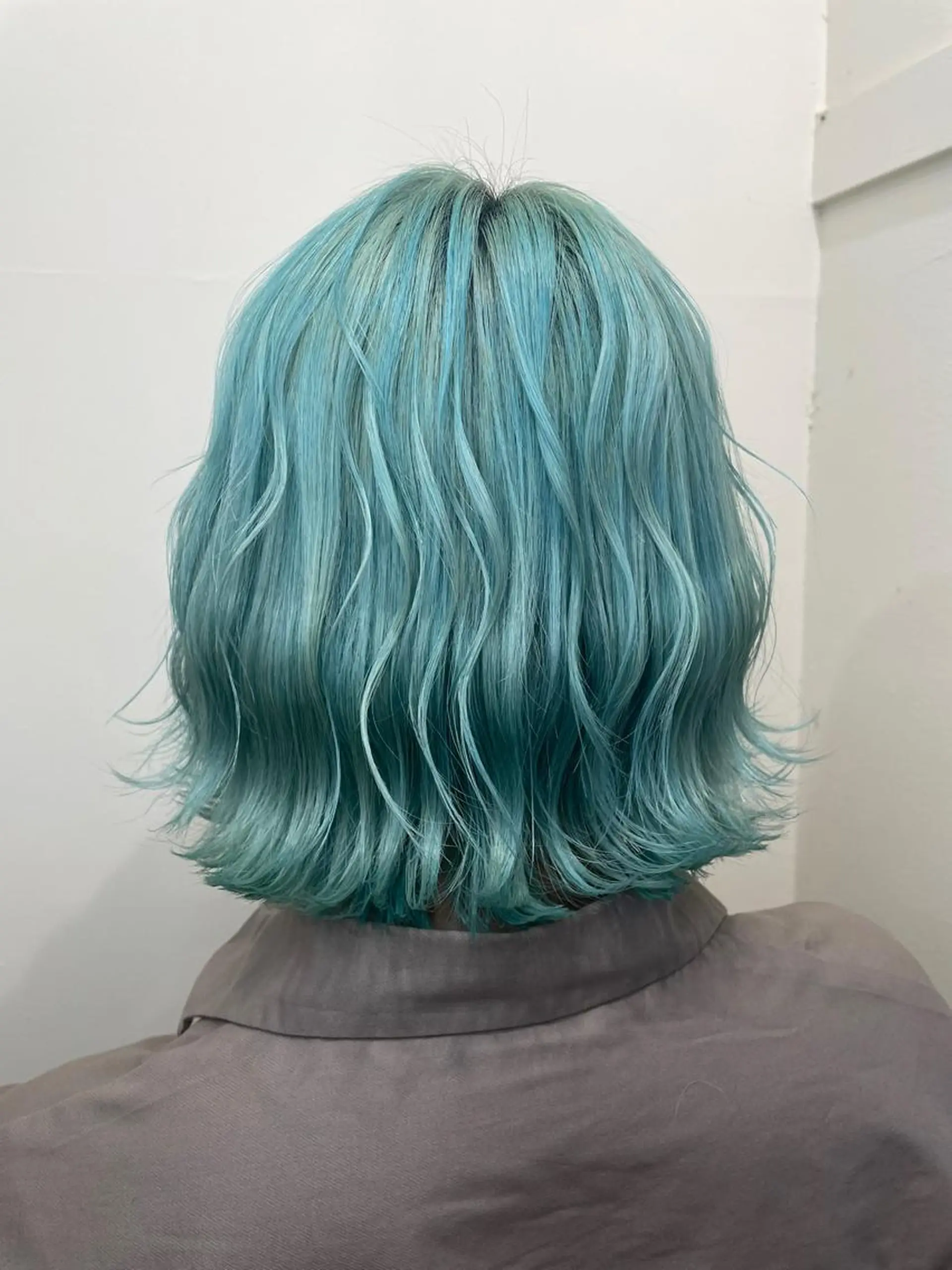 ミディアム カラー 編み込みエクステ プルエクステ シールエクステ ミディアムパーマ バレイヤージュ カット ヘアカラー WEST OLAND加藤圭介のヘアスタイル