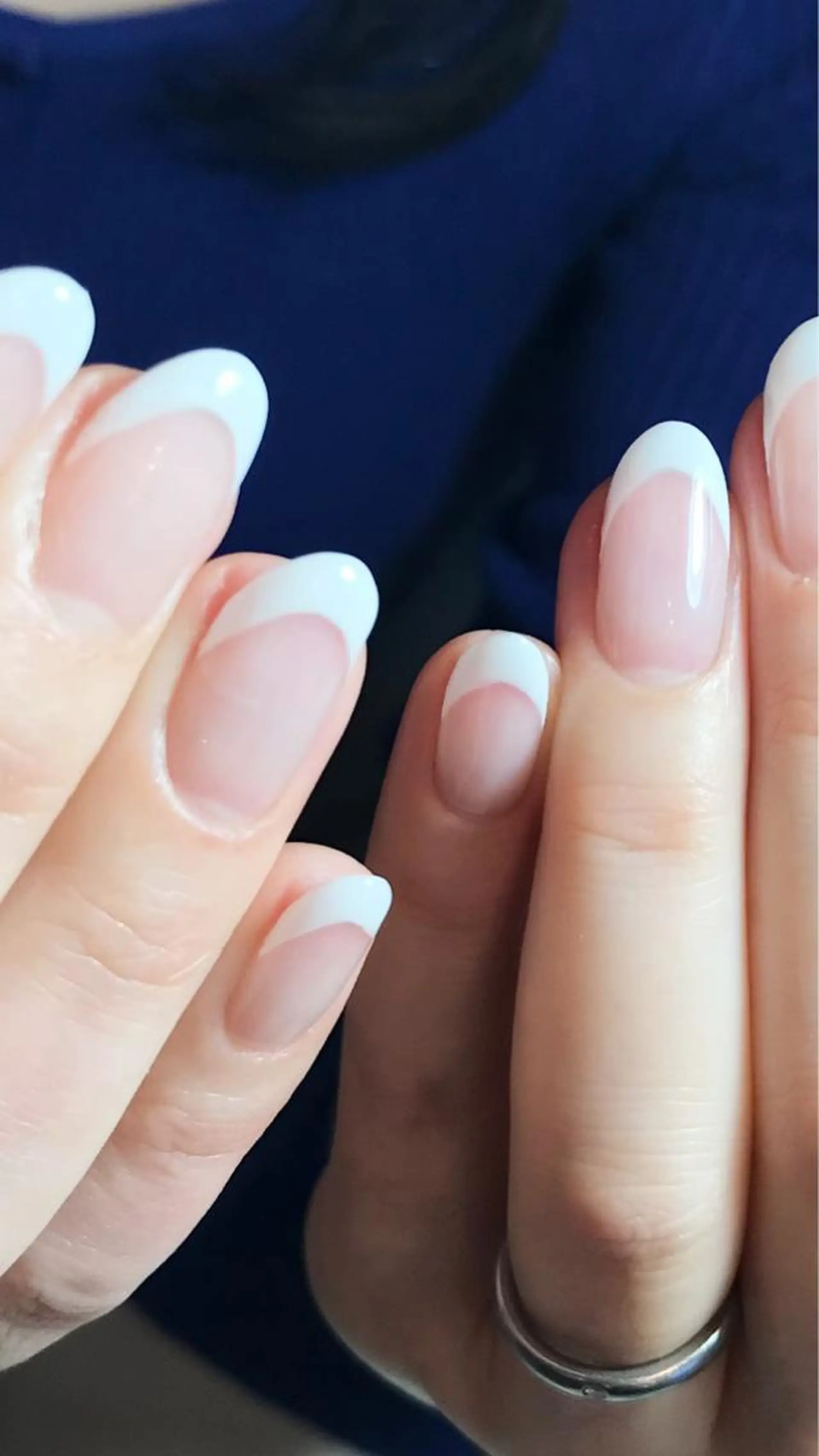 ネイル フレンチネイル シンプルネイル nail salon ily 武蔵新城のネイルデザイン
