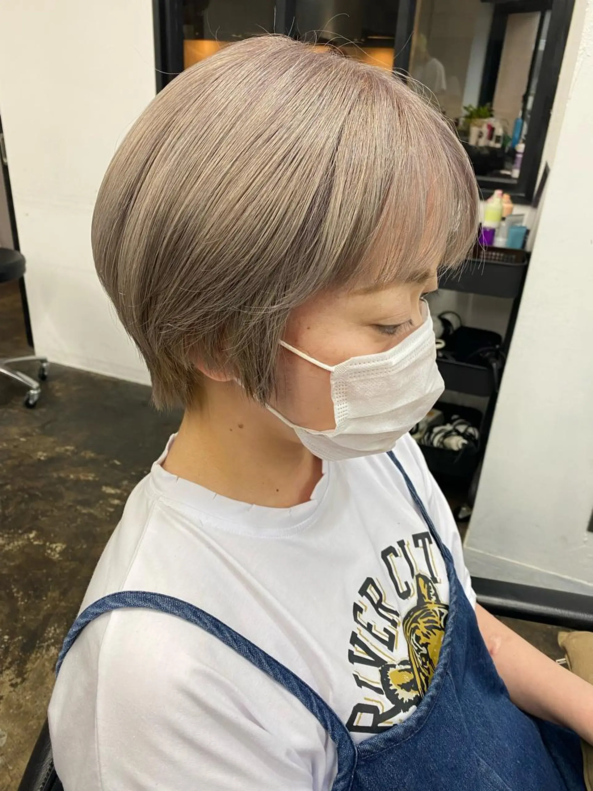 ミディアム カラー ヘアカラー レイヤー暖色カラー 池袋Yamamotoのヘアスタイル