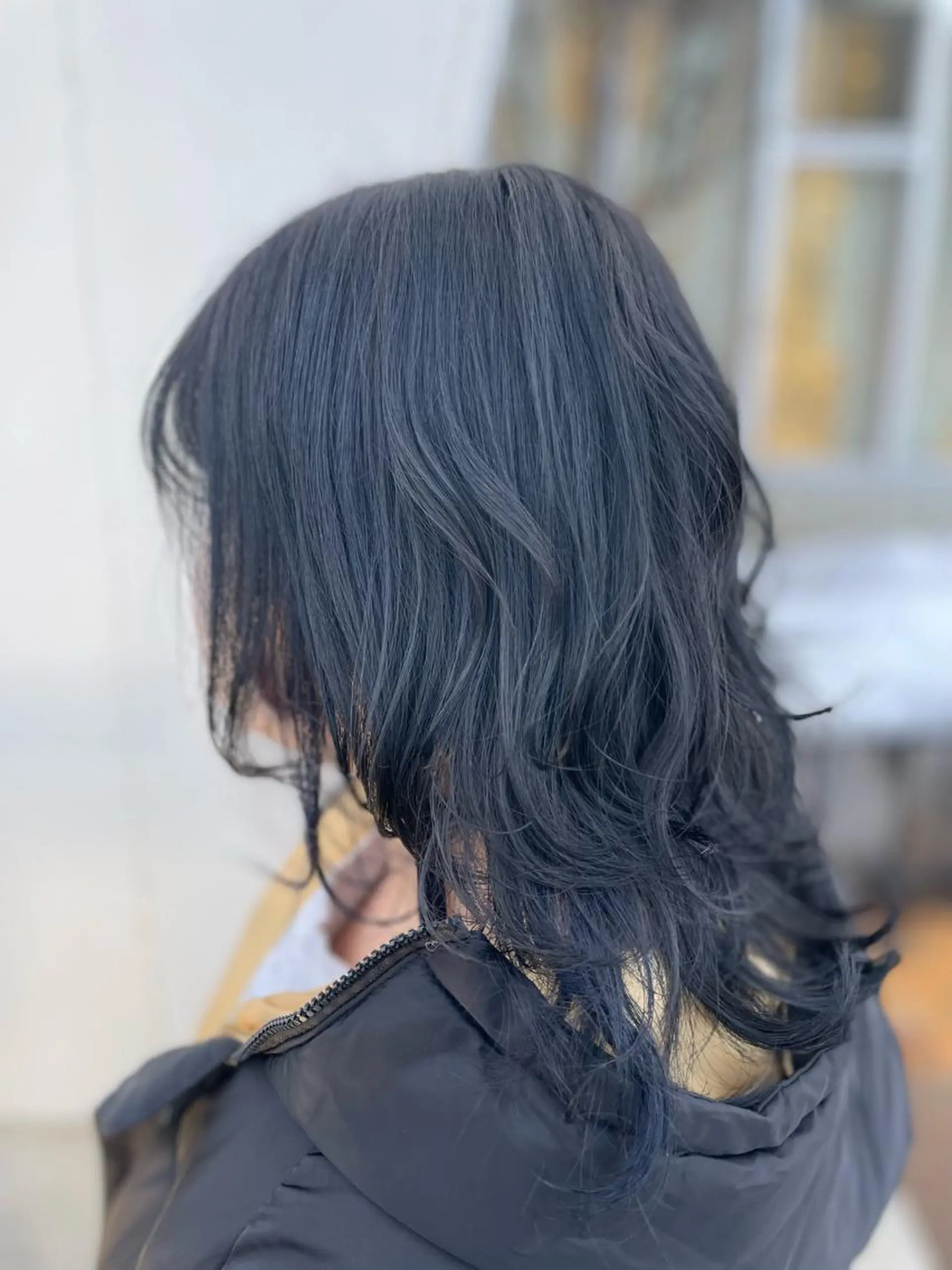 ロング カラー ネイビーカラー AGU hair vigor 三条店所属・AGU 三条店 林　雄のヘアスタイル
