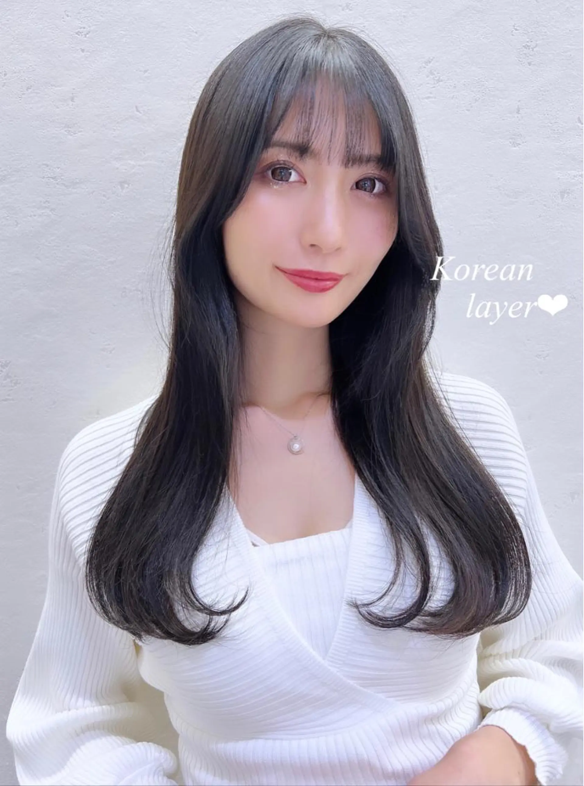 ロング カラー カット トリートメント 韓国ヘア×髪質改善 /yoshikaのヘアスタイル