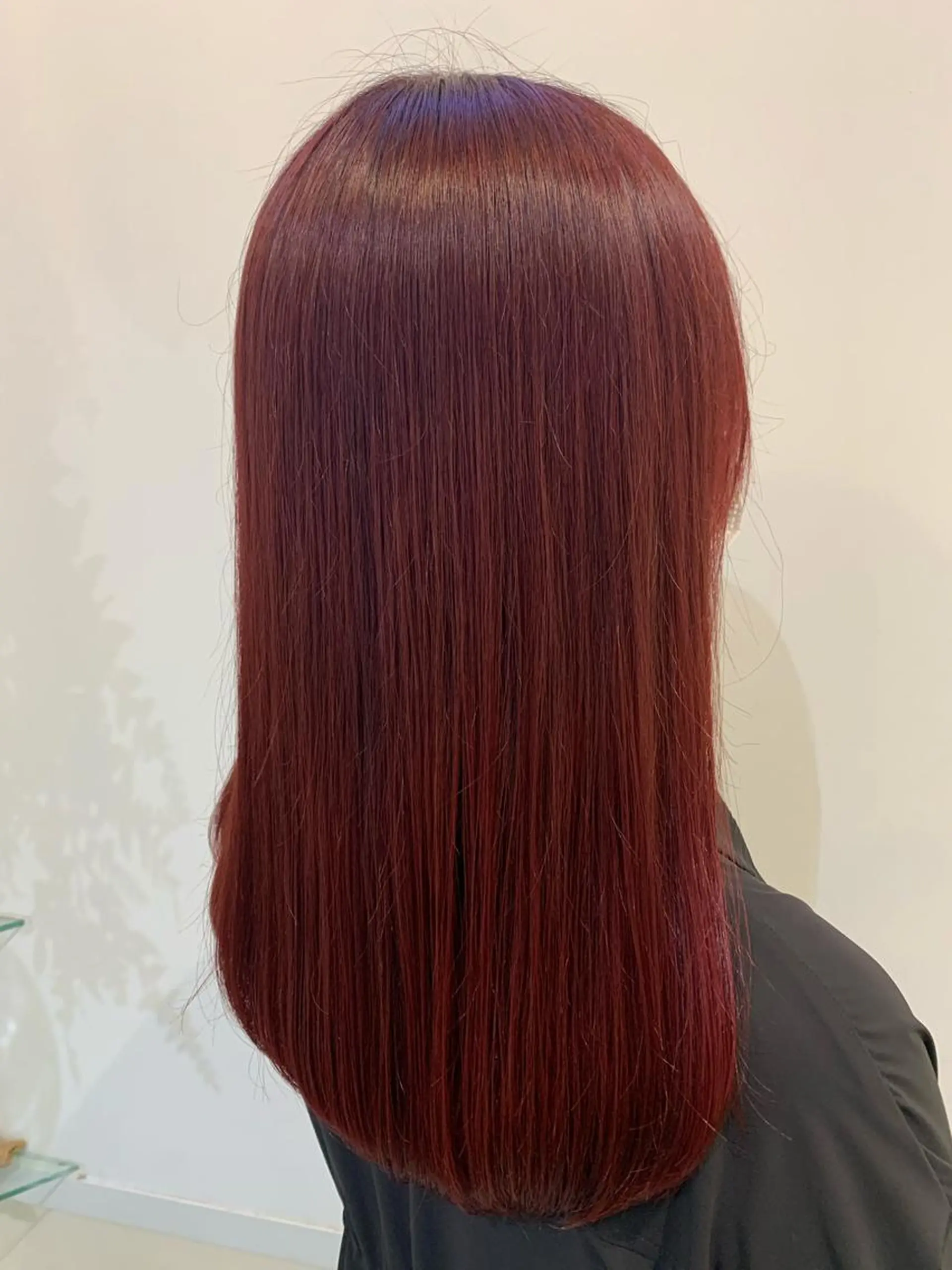 カラー ブリーチしない暖色 カラー🥀杉 優菜のヘアスタイル