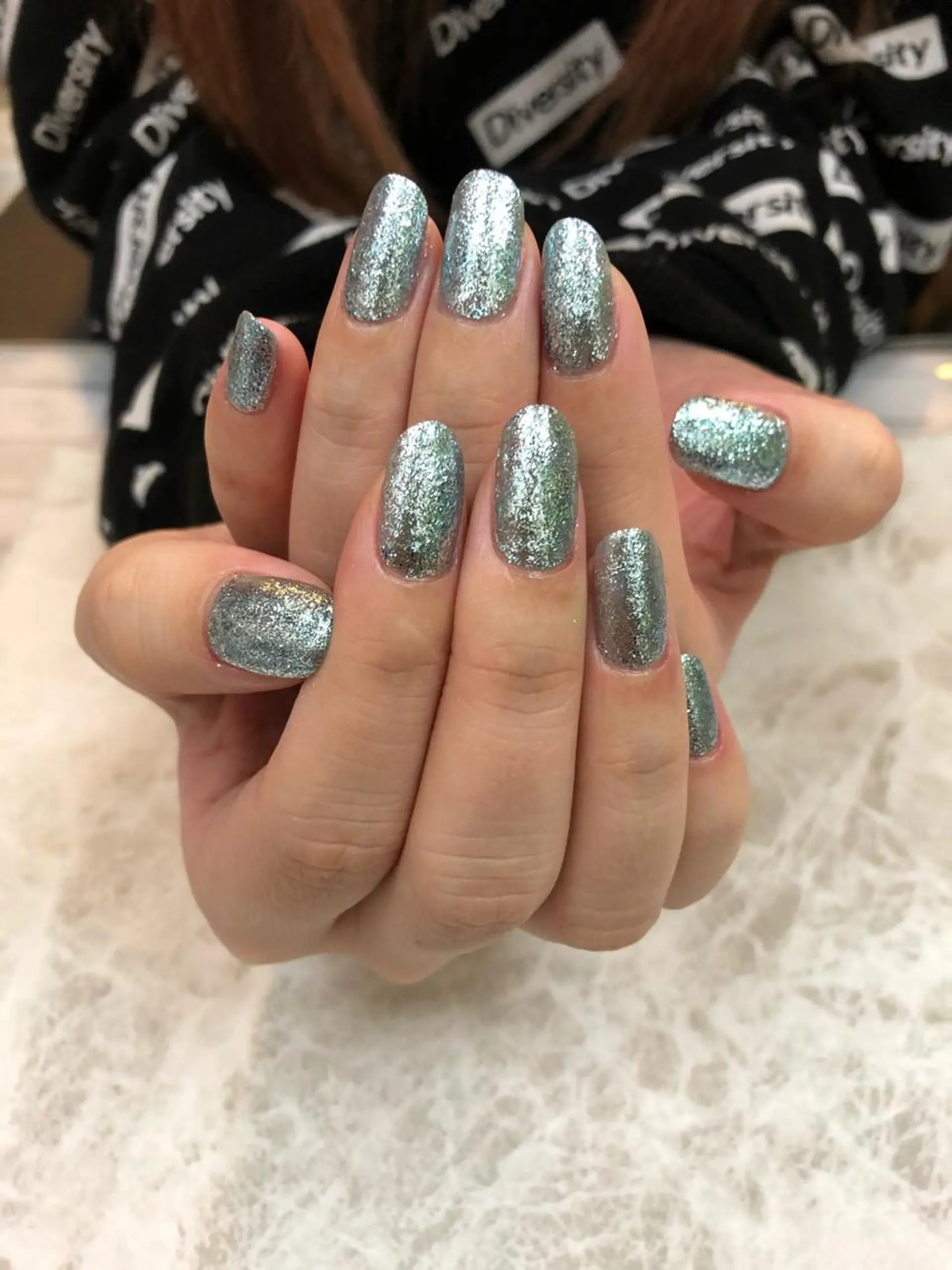 ネイル ラメ(グリッター) Irodim所属・MOKA NAKAGAWAのネイルデザイン