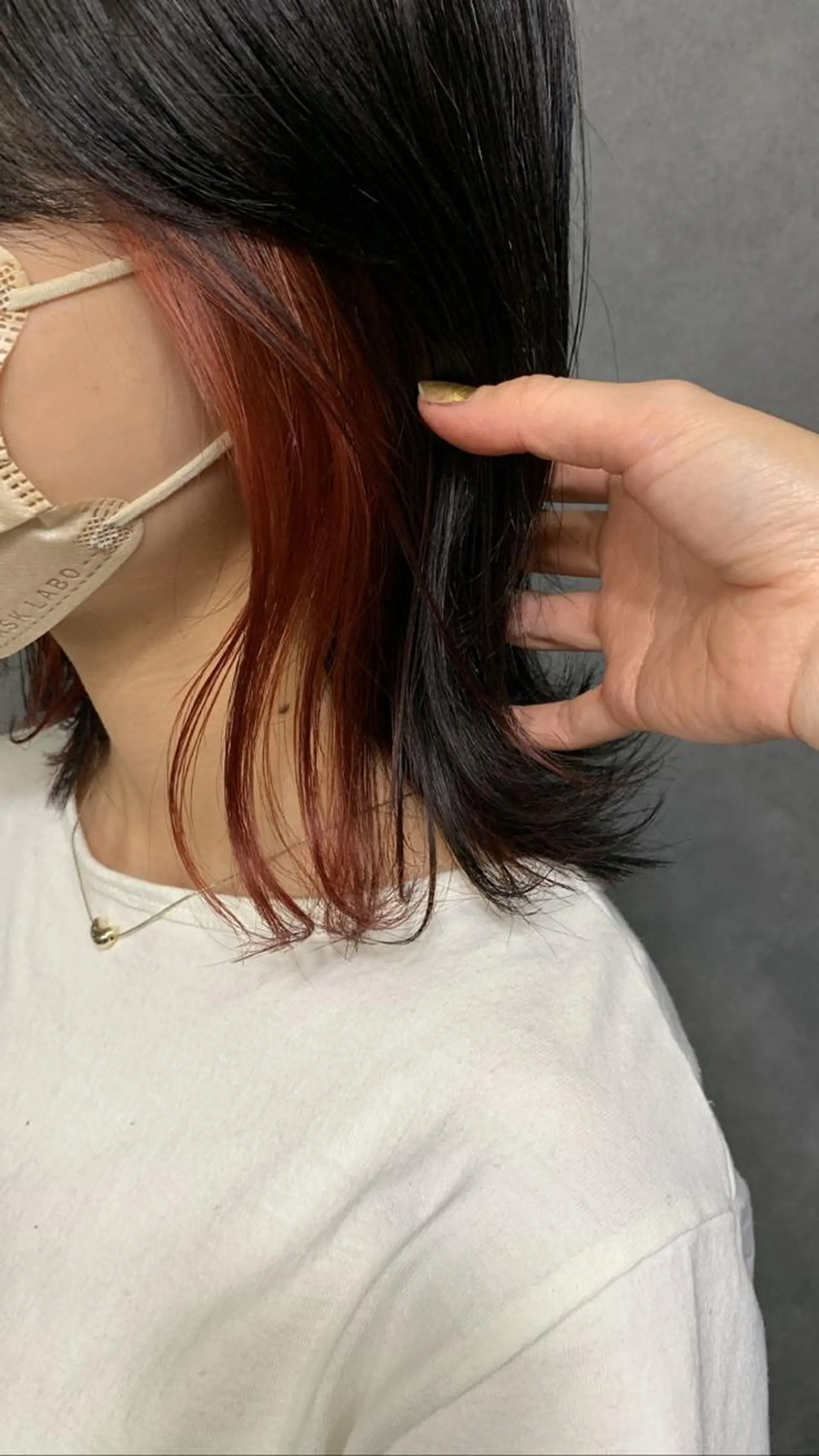 ミディアム カラー インナーカラー chouette/ 根本優希のヘアスタイル