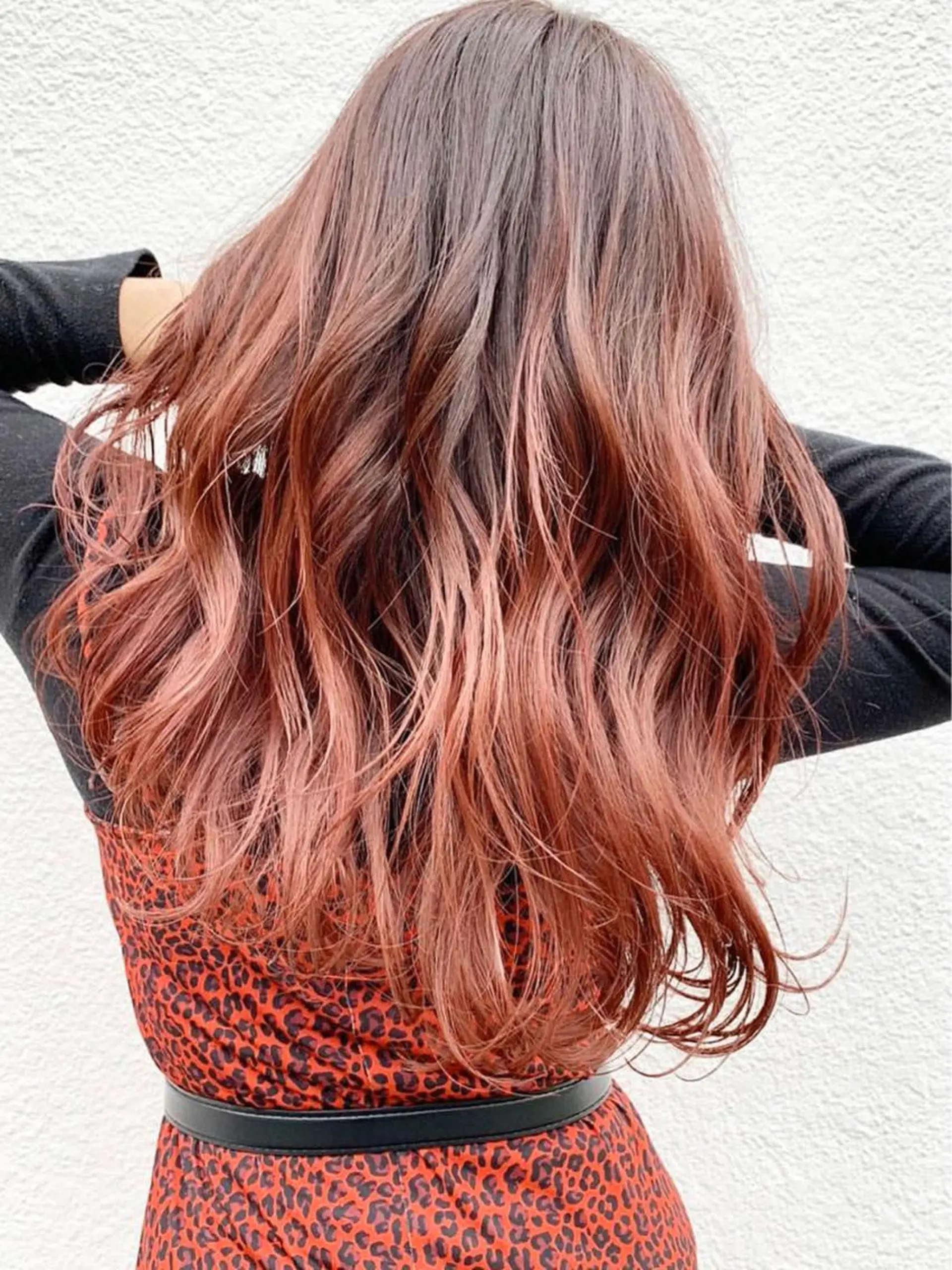 ロング カラー パーマ ヘアアレンジ ✨ハイトーン✨透明感 ✨生神　優季のヘアスタイル