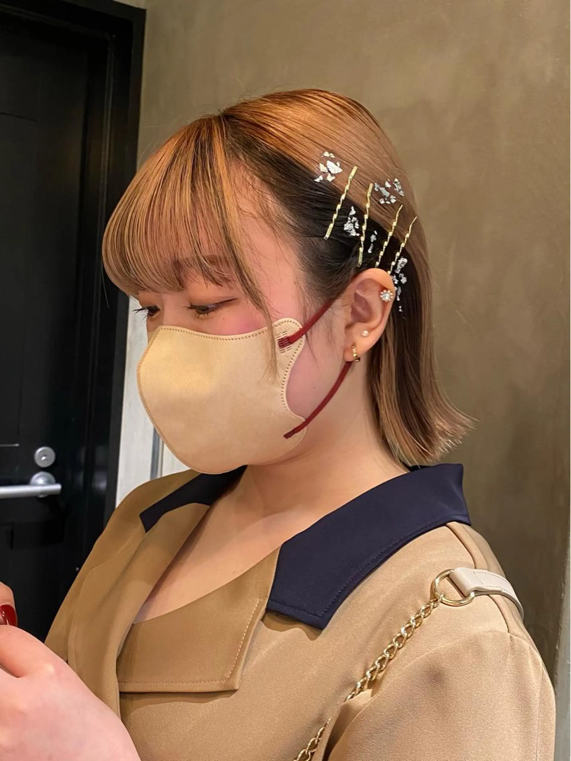 ミディアム ヘアアレンジ ヘアセット デザインカラー❤︎ イシイレイのヘアスタイル