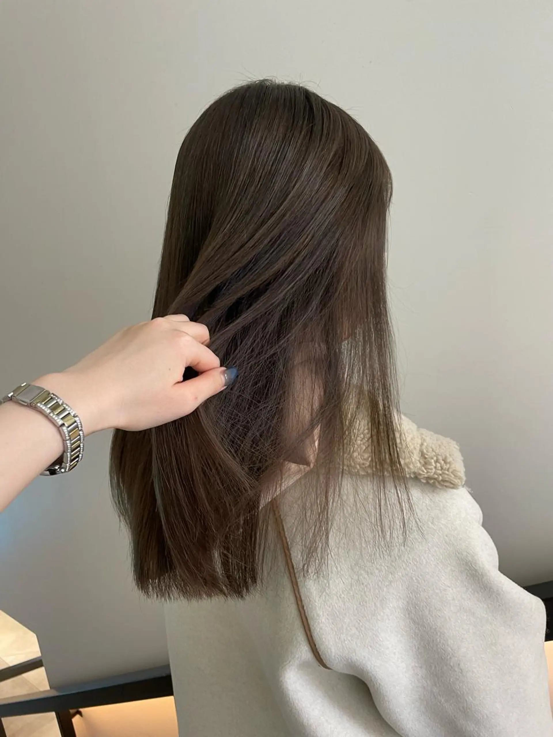 ロング カラー ヘアカラー トリートメント 【淡色color/ nail】maikoのネイルデザイン