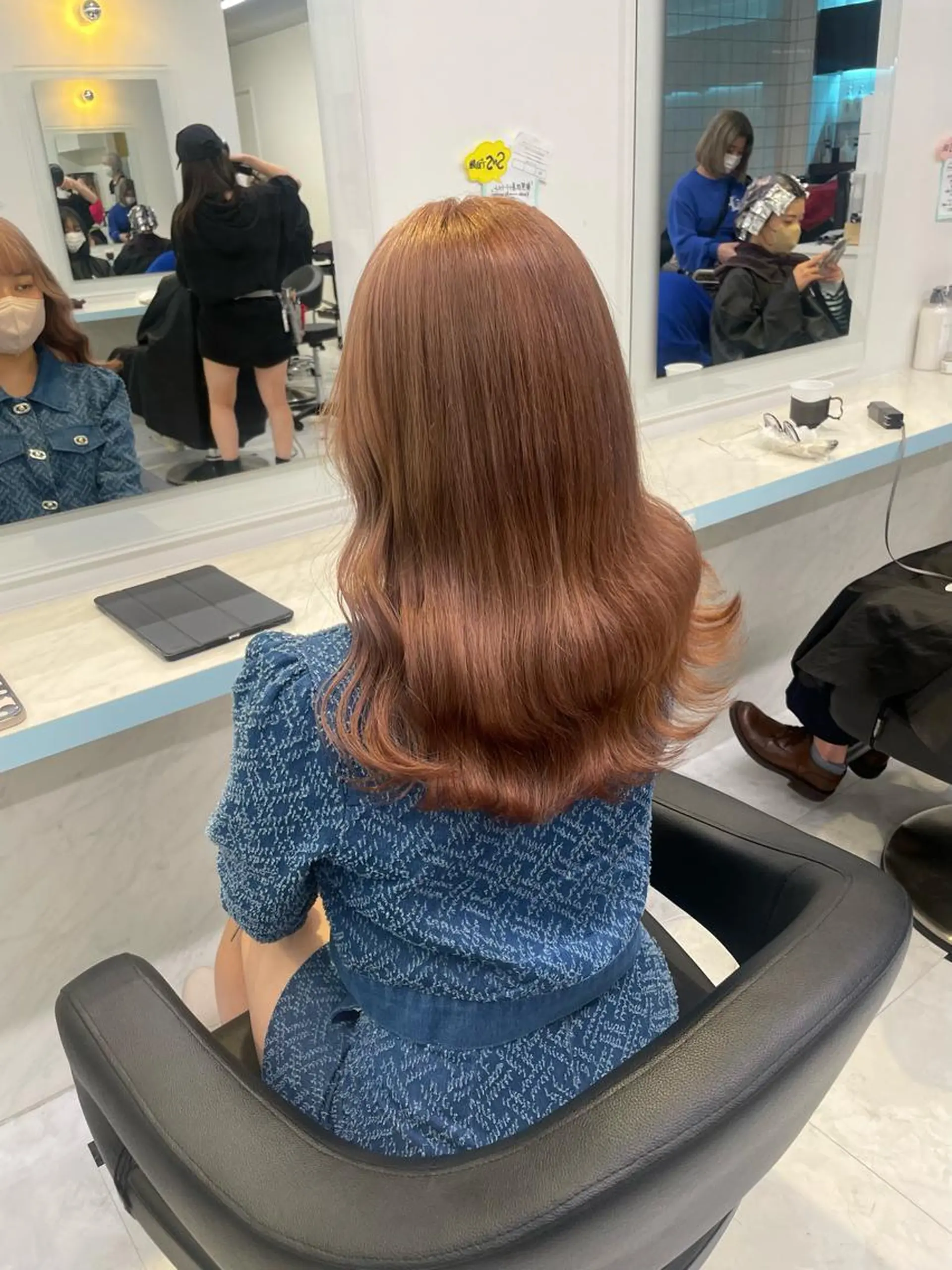 ロング ヘアカラー トリートメント 🛼ミルクティー / MEI🛼のヘアスタイル