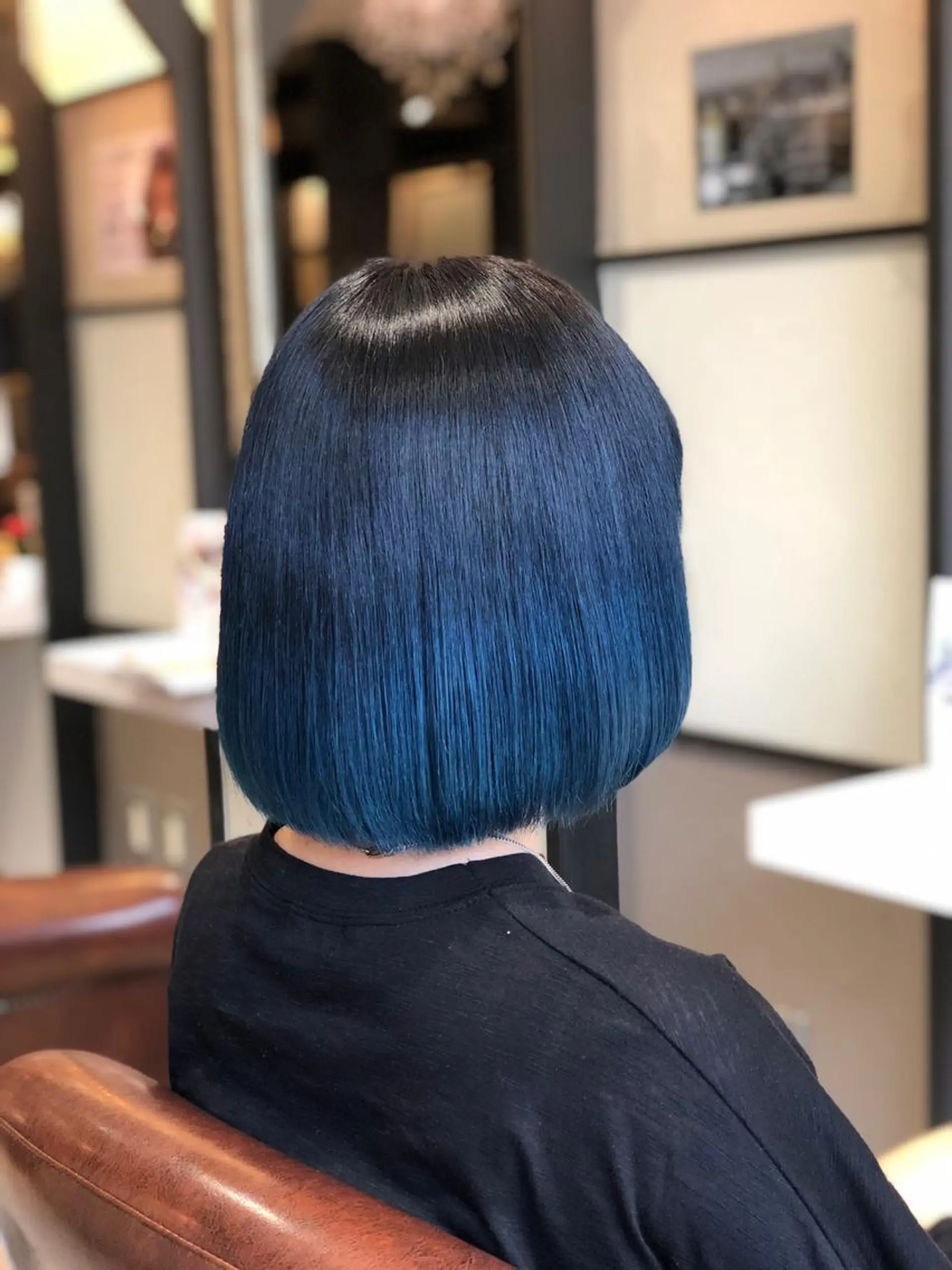 ショート カラー ブルーカラー グラデーションカラー ヘアカラー トリートメント wavi hair所属・後藤 ユウキ/髪質改善🫧のヘアスタイル