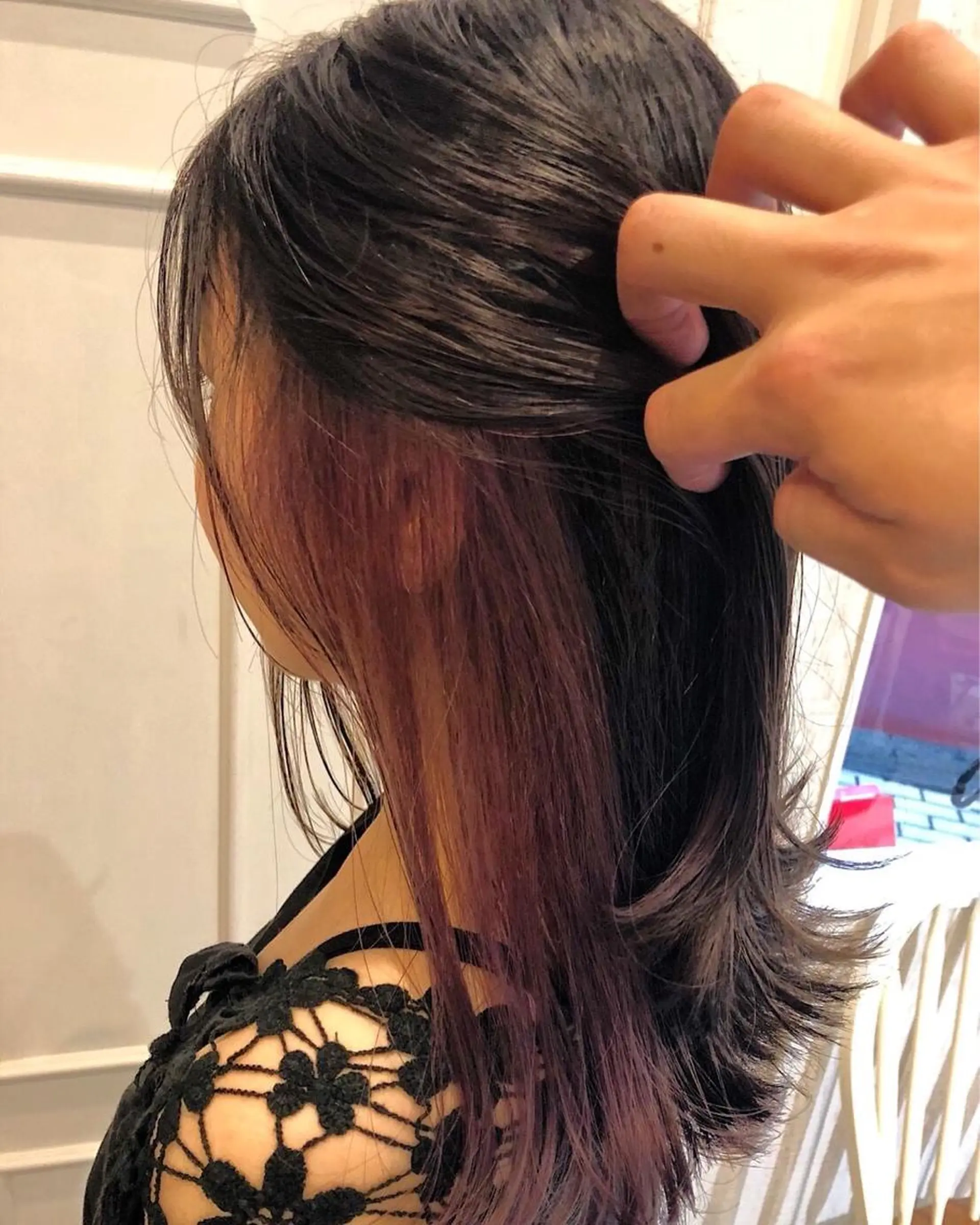 ミディアム カラー ラベンダーカラー 💈Blanco💈 カラー&ケア🌈のヘアスタイル