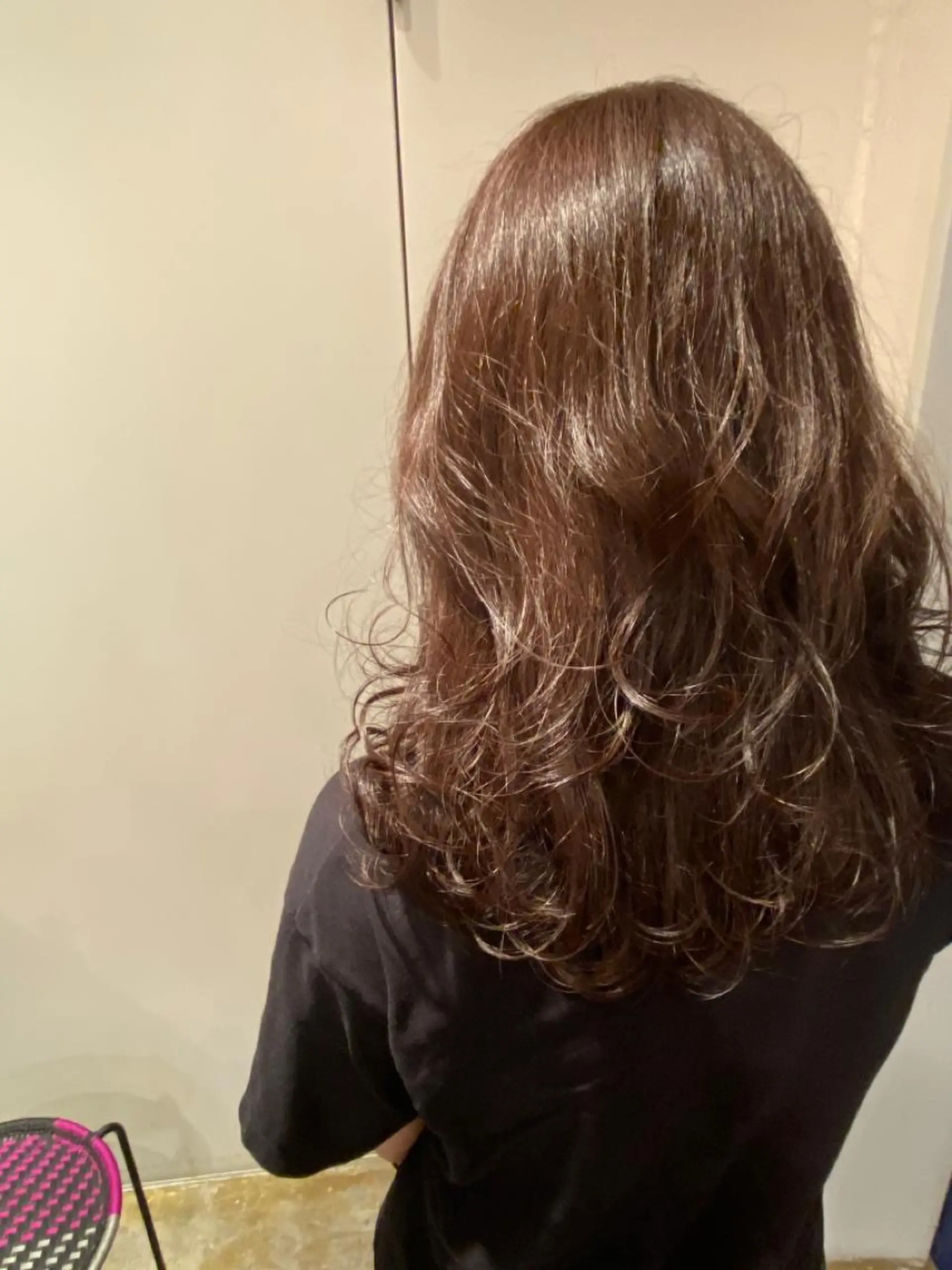 ミディアム カラー salowin渋谷kitaya park前所属・RIKA韓国ヘア/く びれヘア/上品カラーのヘアスタイル