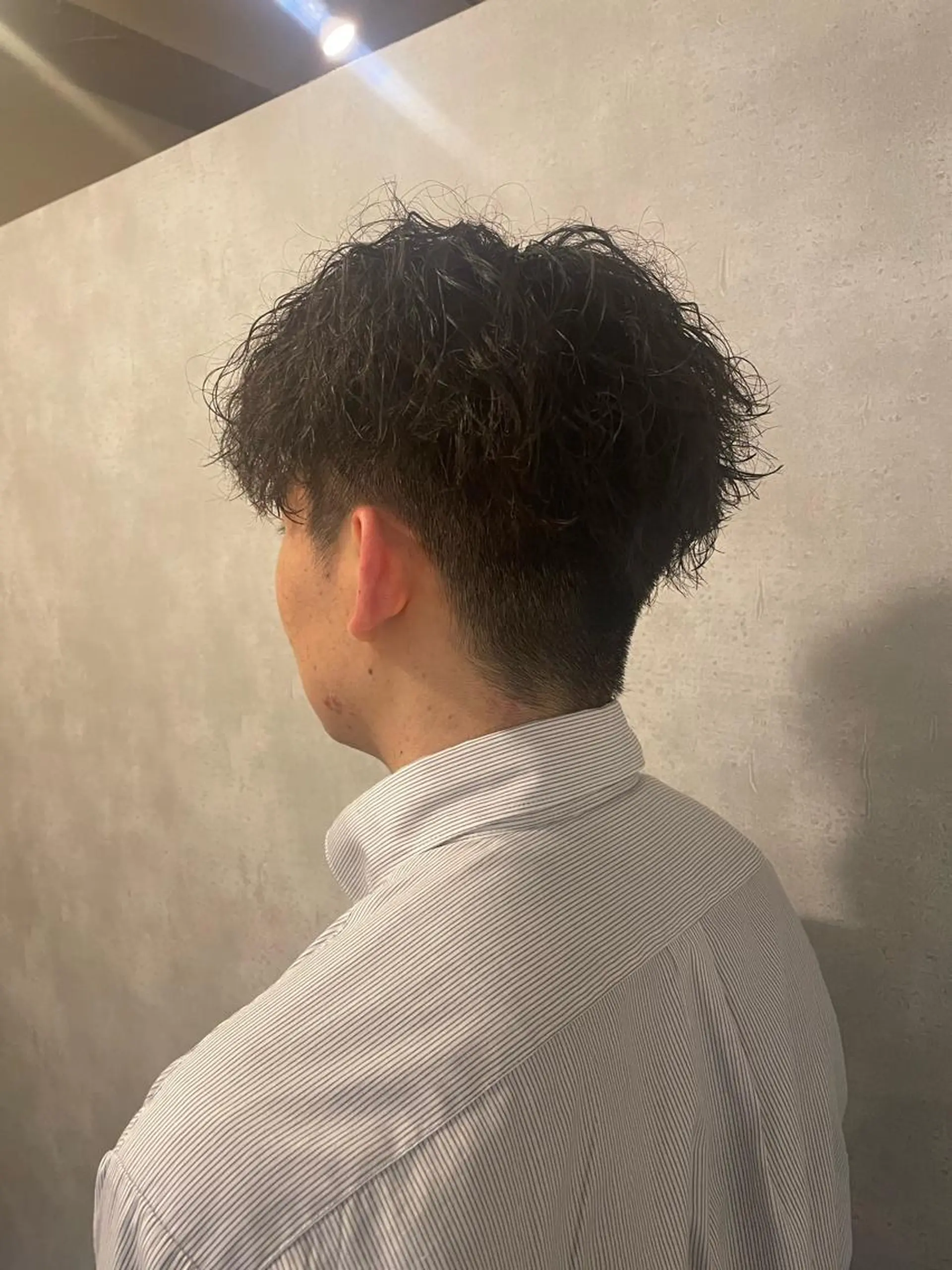 メンズ センターパート マッシュ メンズパーマ メンズツイストパーマ ツーブロック カット パーマ ヘアセット フリーランスシェアサロンルレイル所属・心斎橋/メンズ /ルレイル/地形真希のヘアスタイル