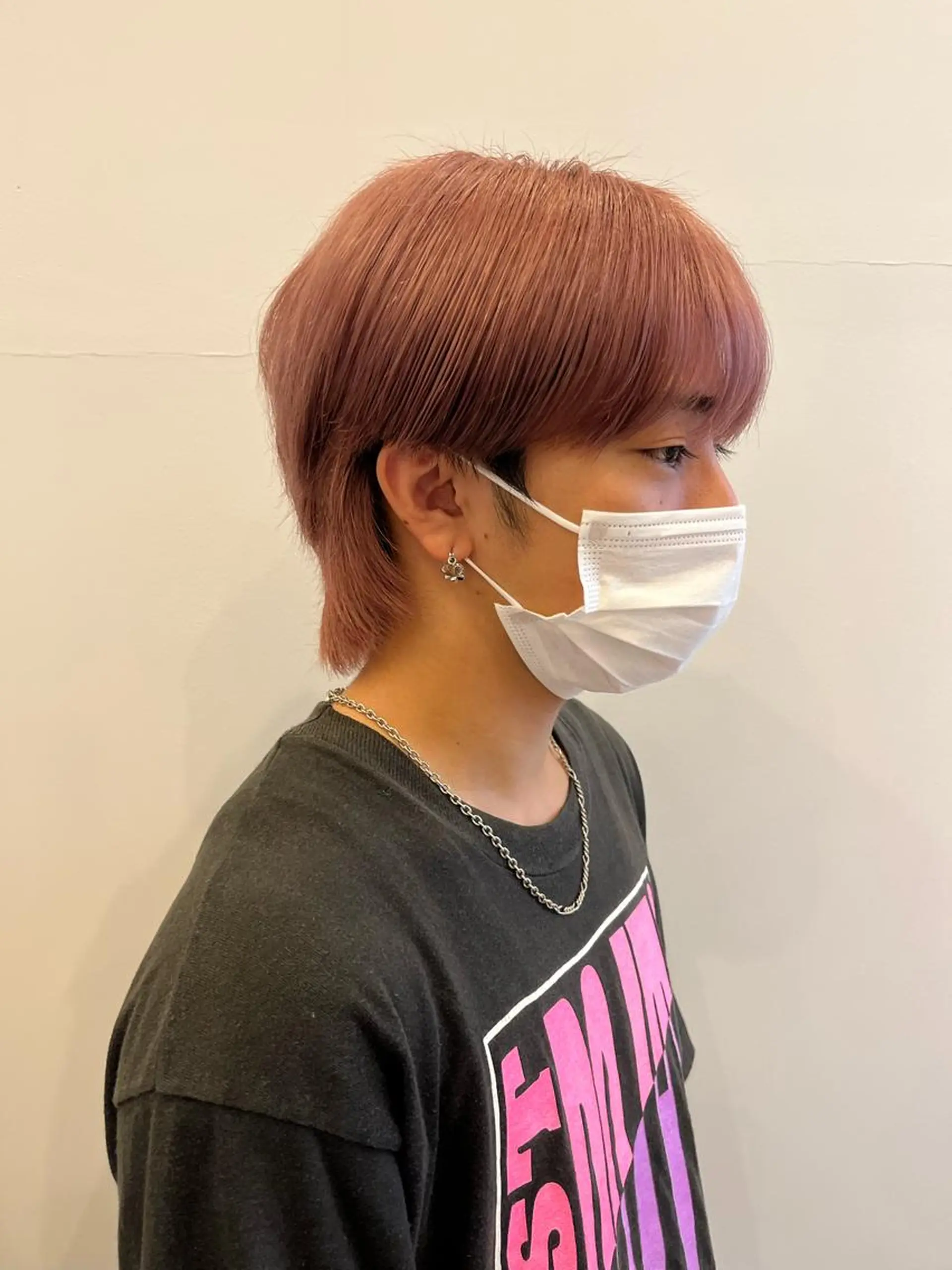 カラー メンズ ピンクカラー haruka 🩶のヘアスタイル
