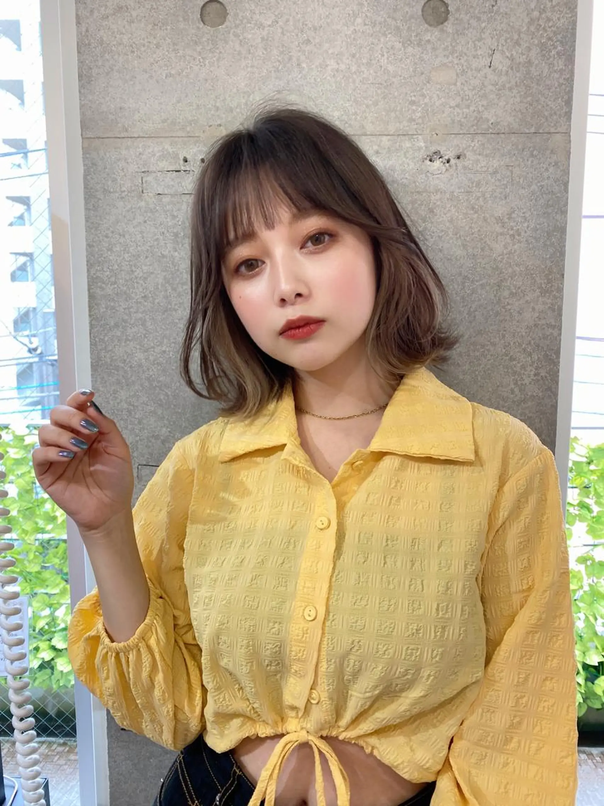 ミディアム カラー 似合わせレイヤー 🇰🇷荒木洋文のヘアスタイル