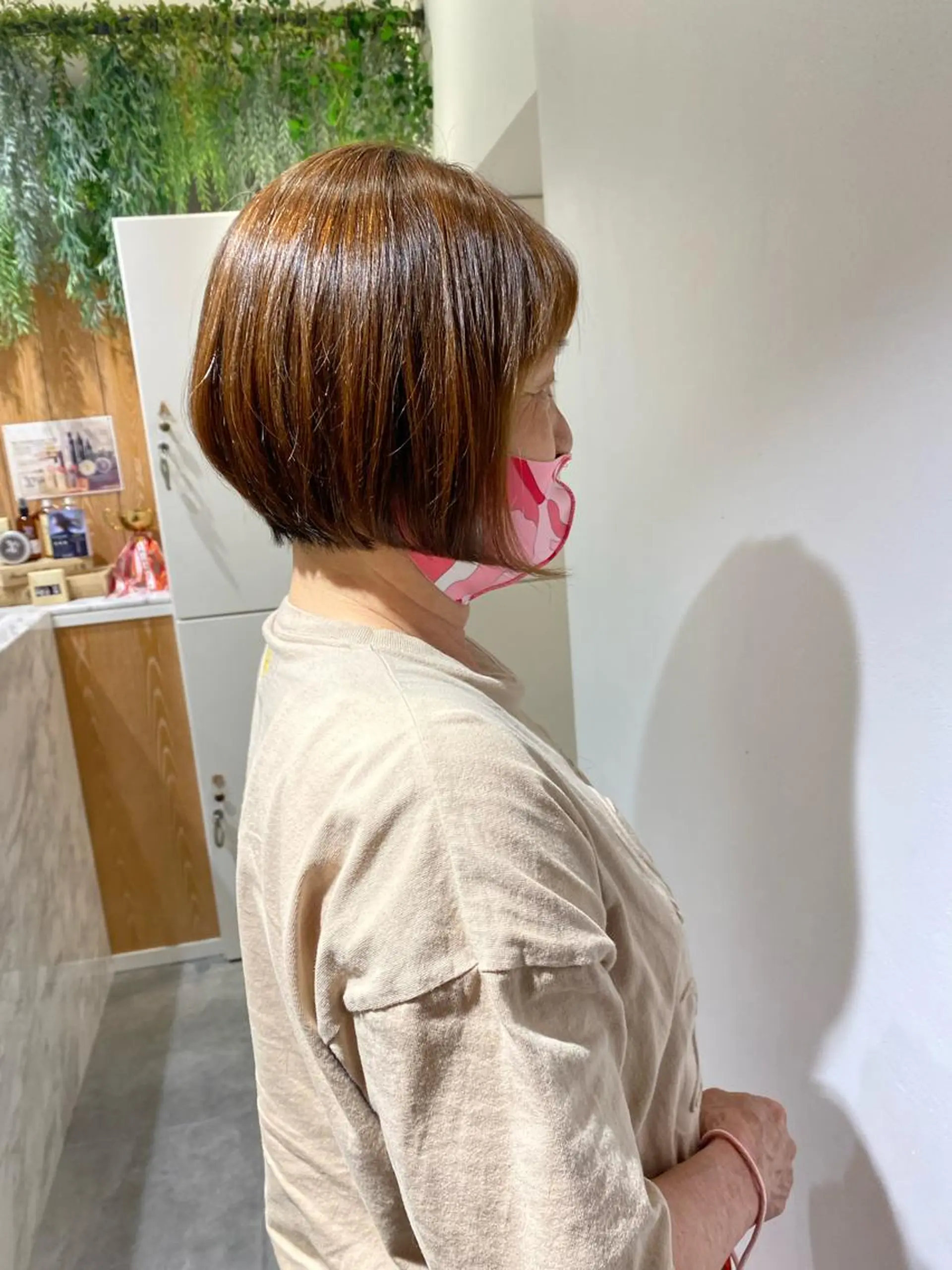 ショート ショートボブ ボブ ショートヘア champ花園所属・古林 彩花のヘアスタイル
